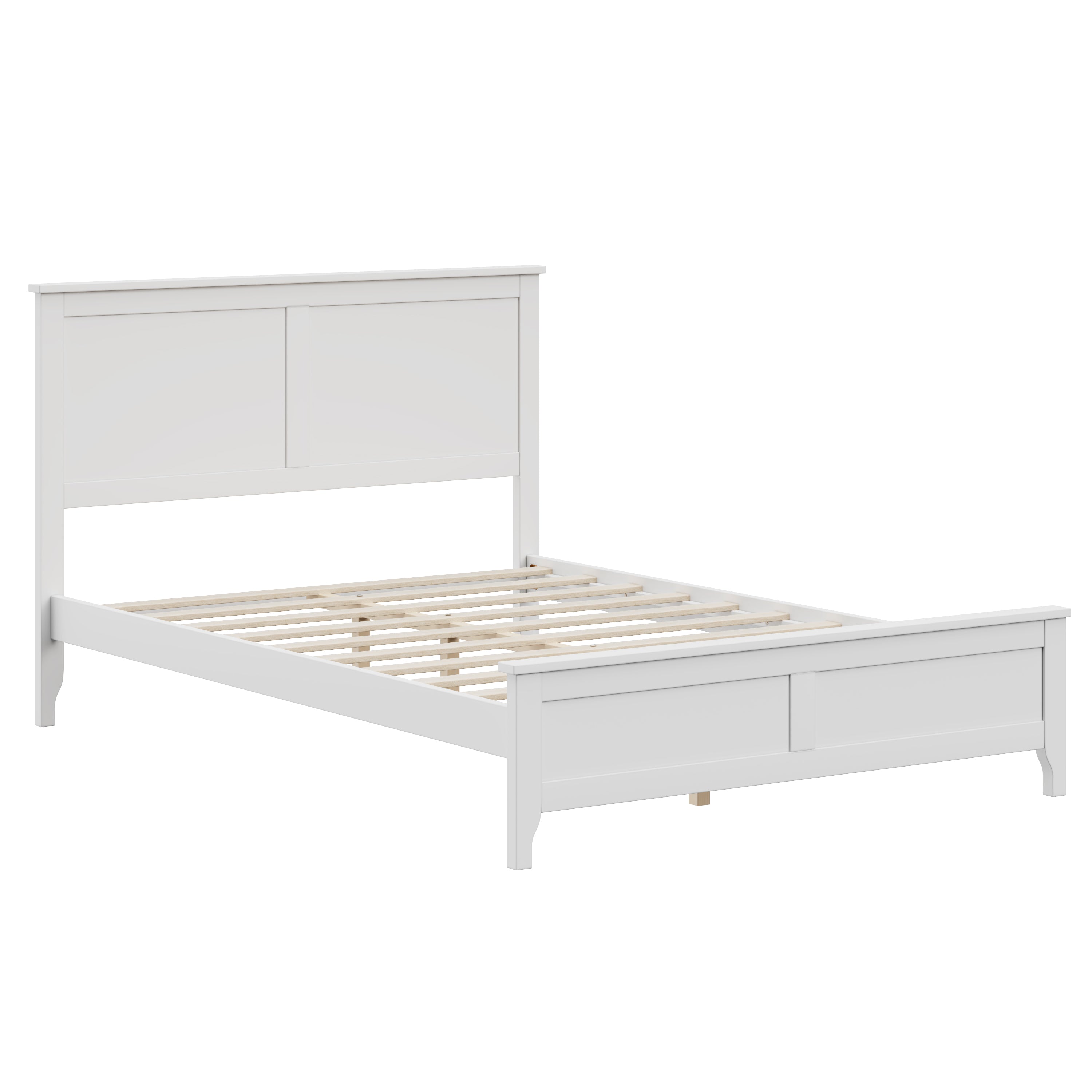 Cleo Solid Wood Full Platform Bed Frame