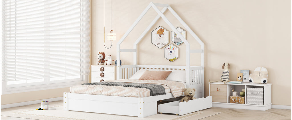 Jorun Solid Wood Queen Platform Bed Frame