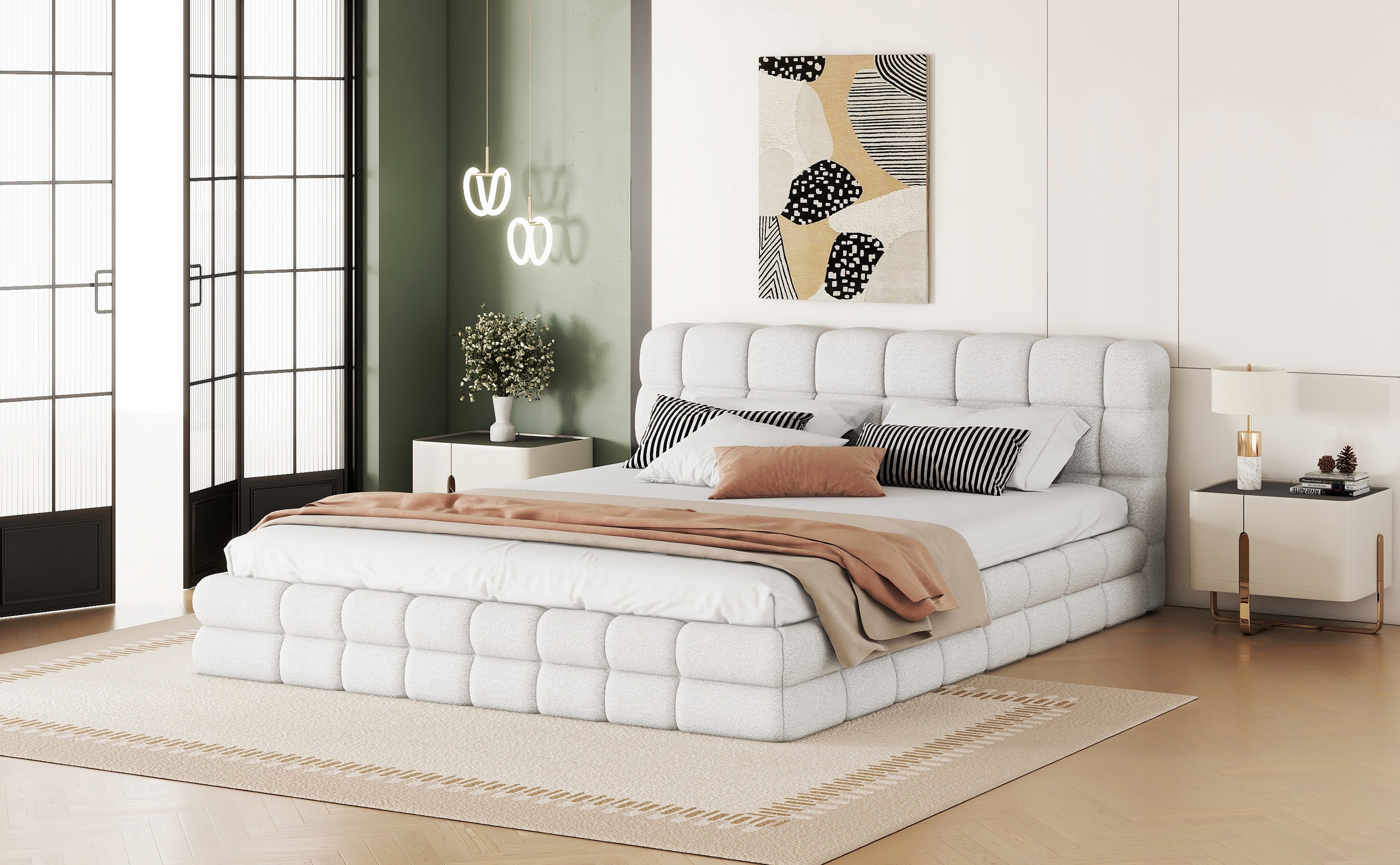 Hege Queen Platform Bed Frame