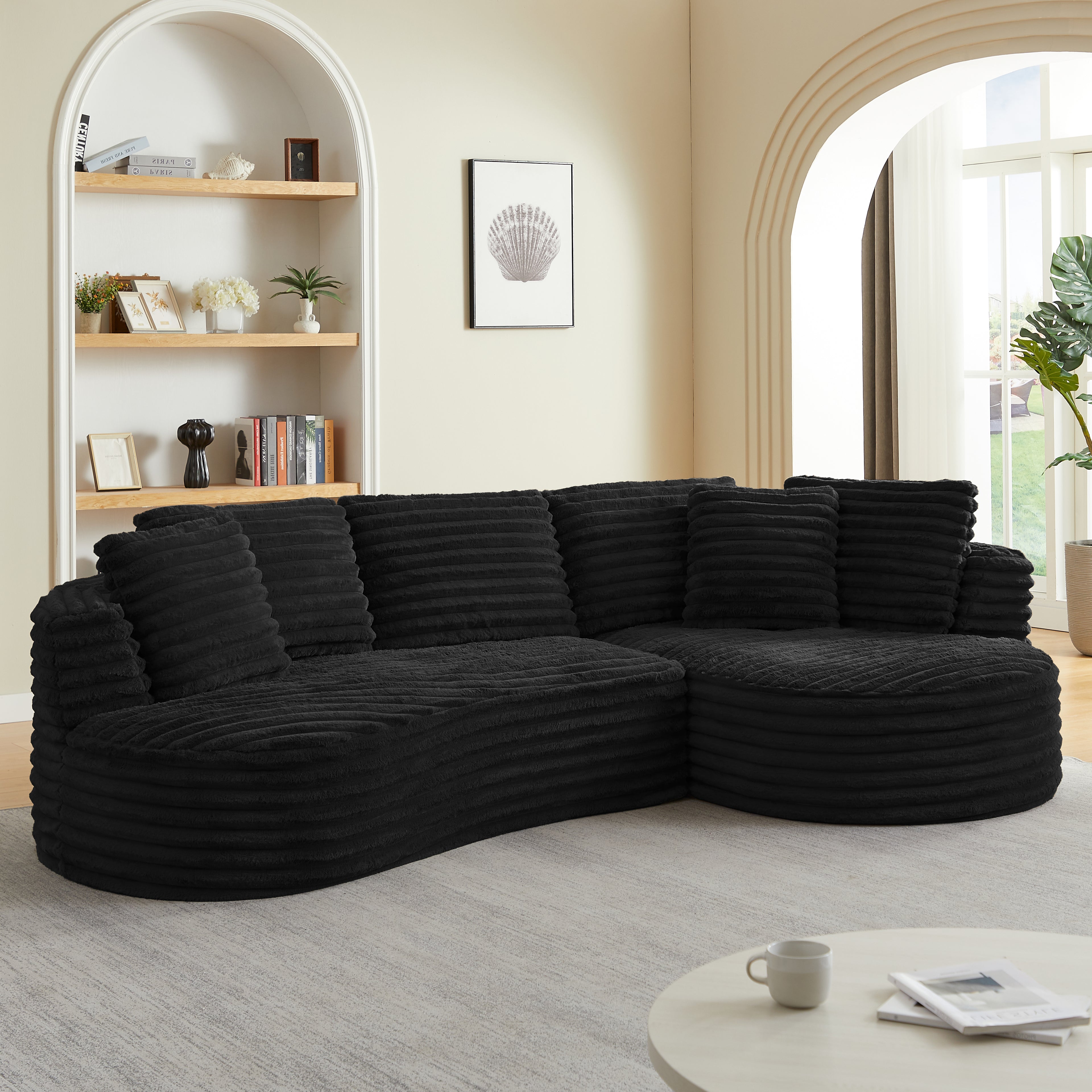Gunda Curved Sectional Sofa