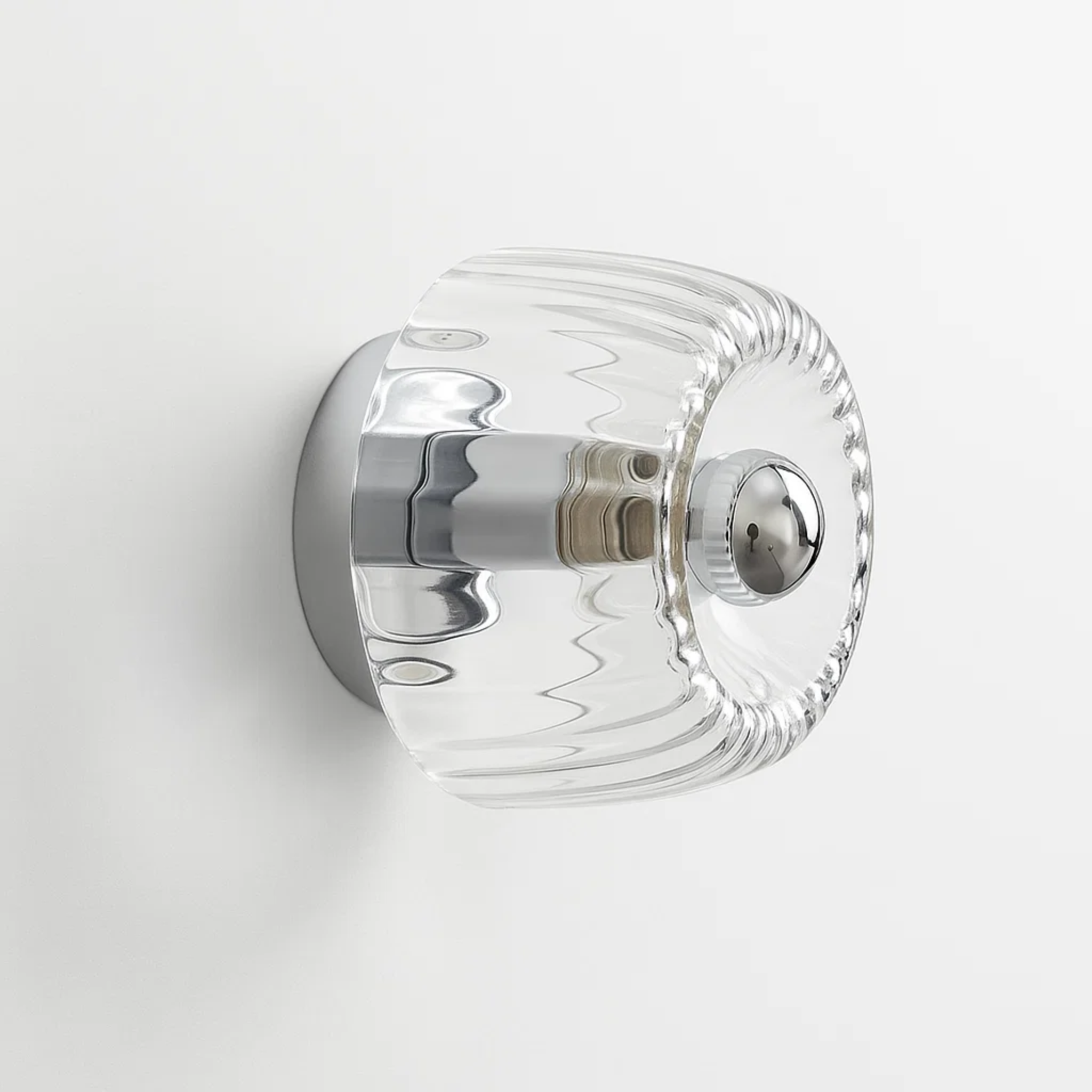 Klassieke wandlamp met geribbeld patroon