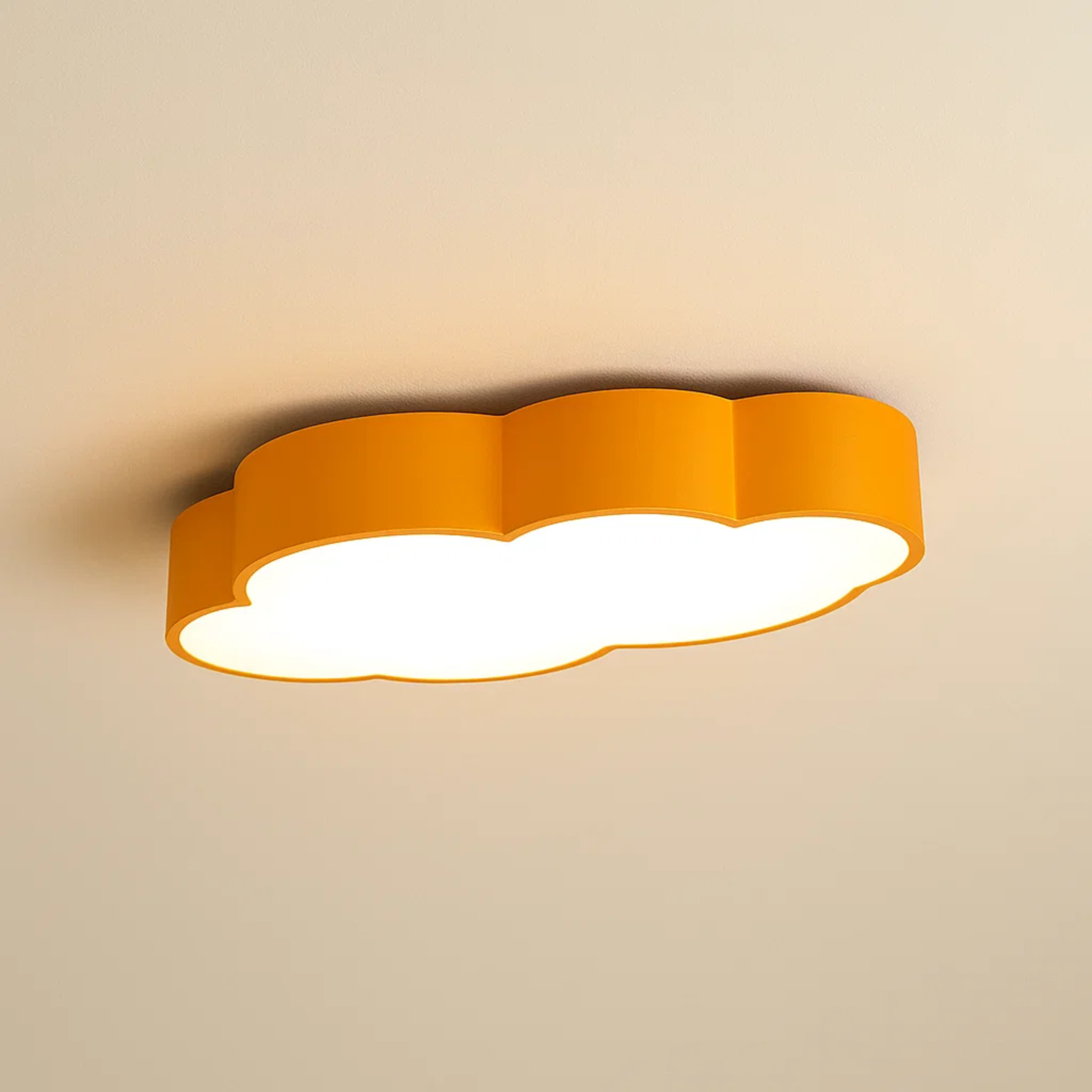 Speelse wolkvormige plafondlamp voor de kinderkamer
