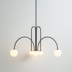 Design hanglamp met ronde lichtbollen