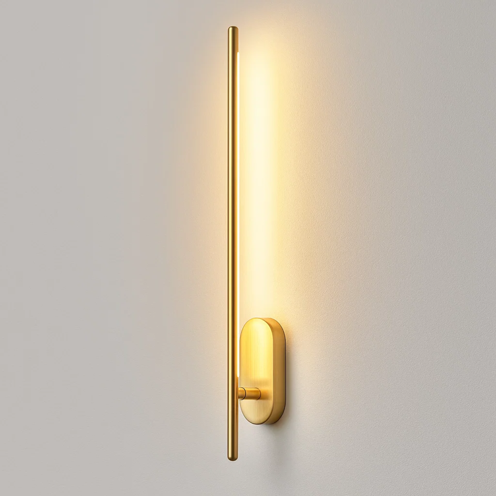 Moderne minimalistische lineaire strip wandlamp