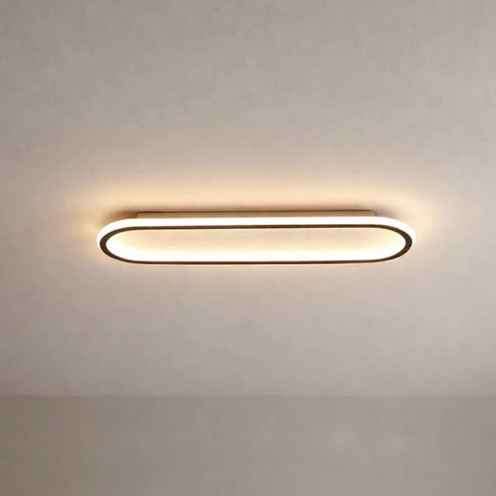 Moderne slanke langwerpige plafondlamp