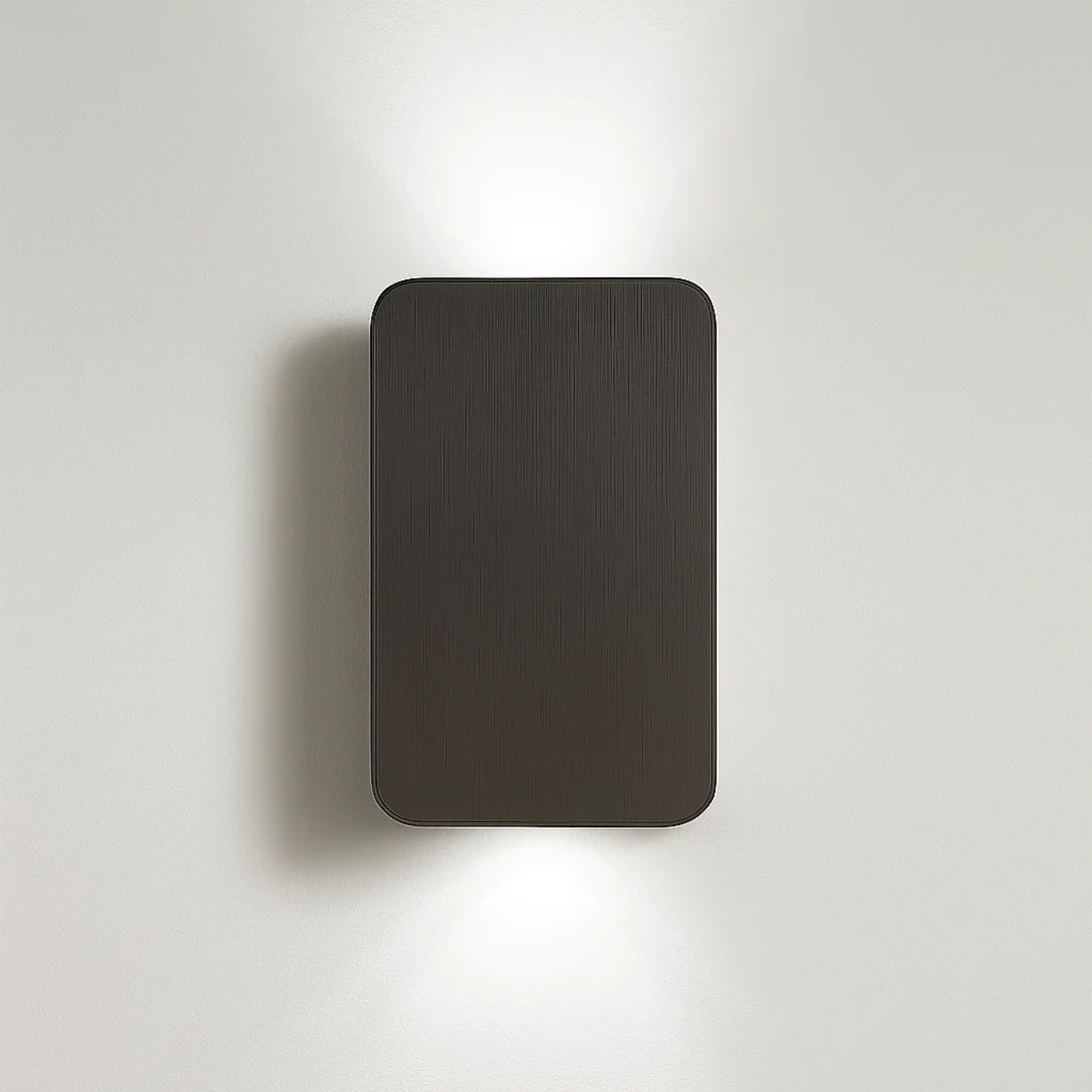 Strakke LED-wandlamp met licht naar boven en beneden