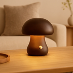 Tafellamp in paddenstoelvorm