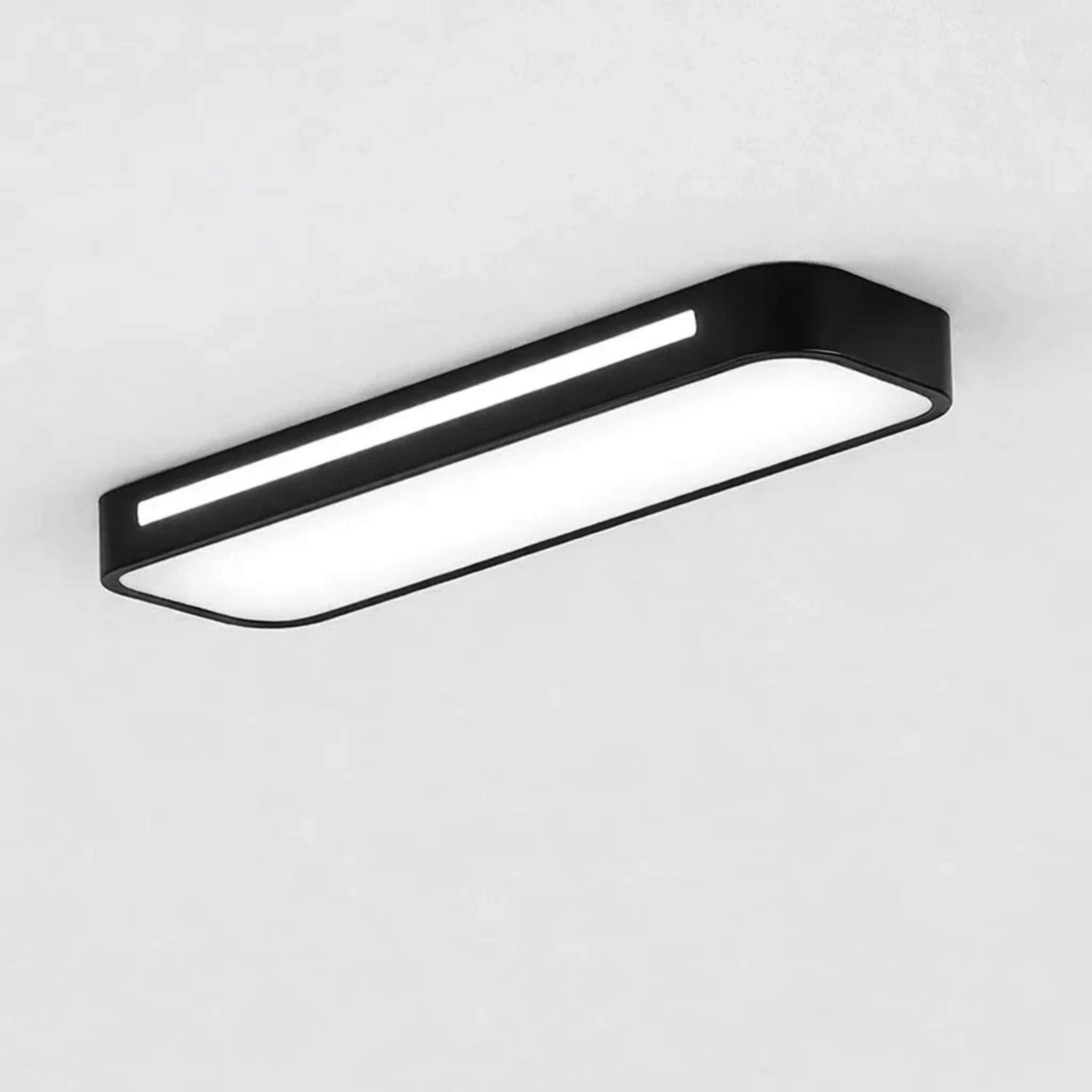 Minimalistische längliche LED-Deckenleuchte
