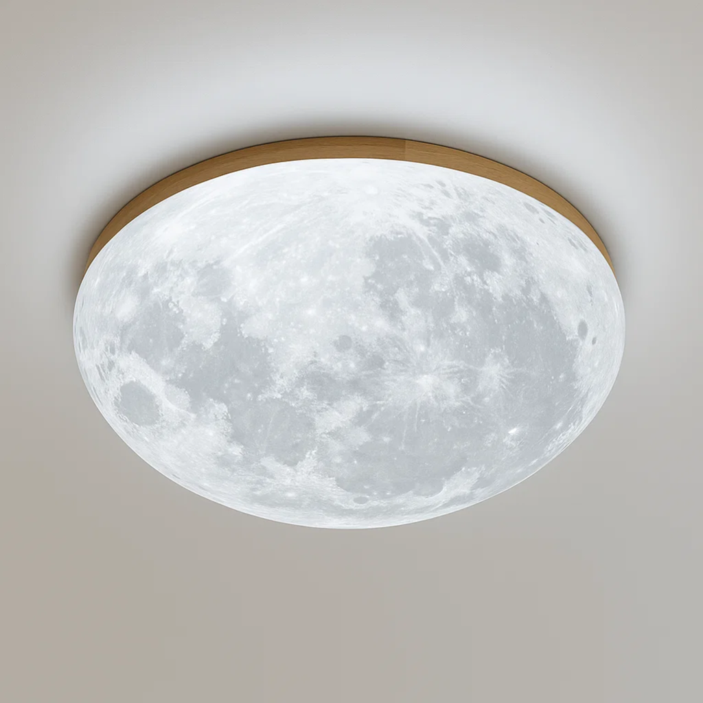 Minimalist moonlight ceiling lamp