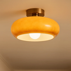 Vintage ronde retro plafondlamp