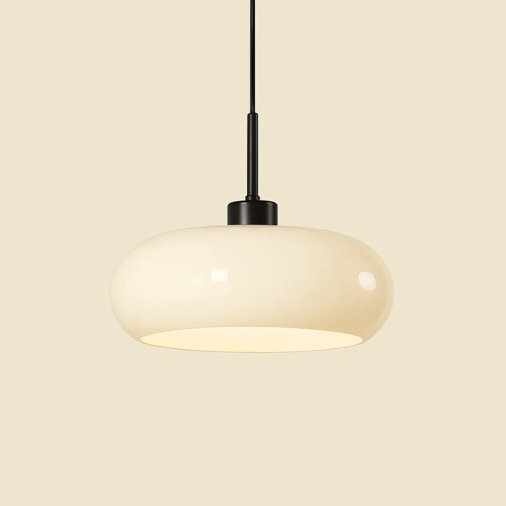 Bauhaus hanglamp met zachte glans