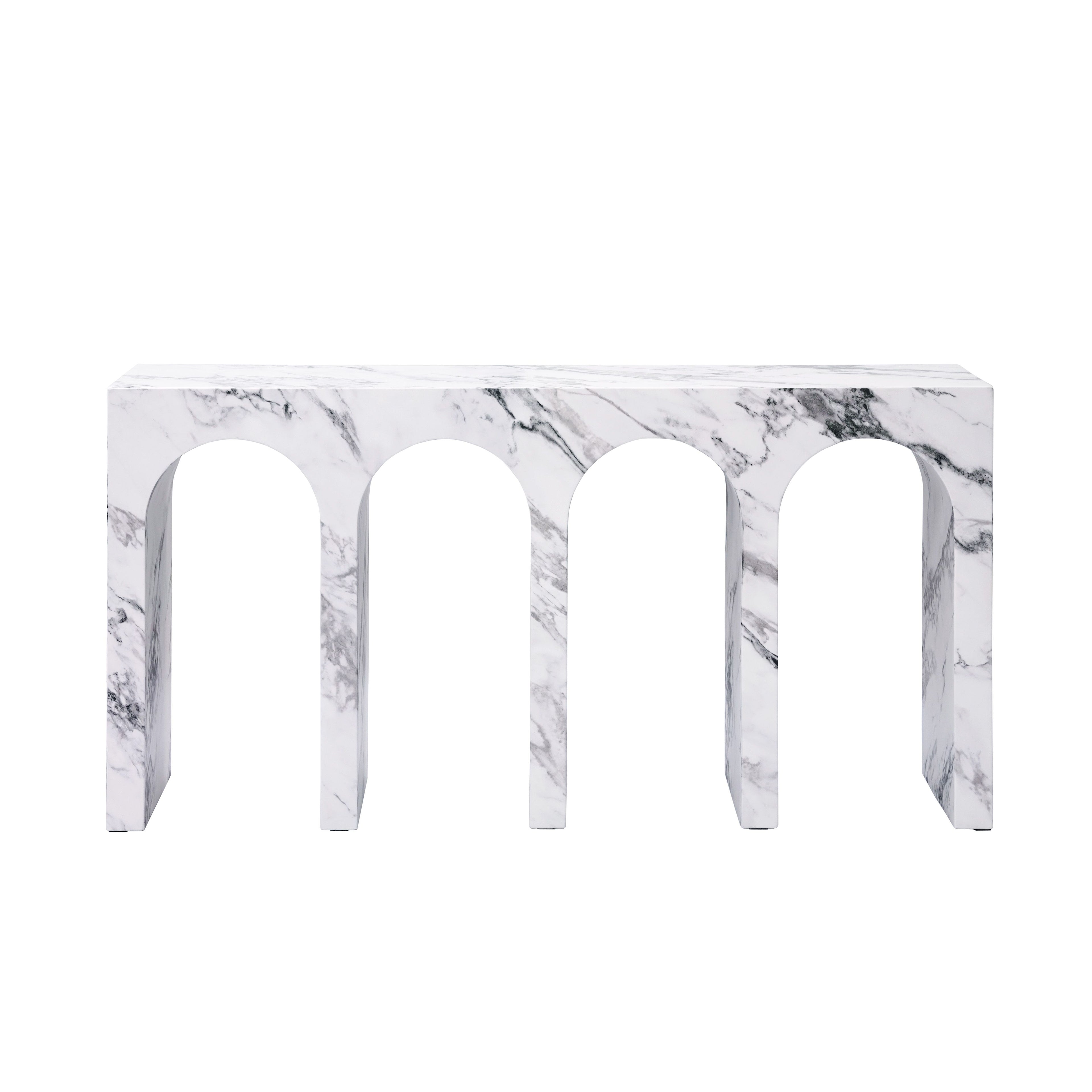 Alvar Stone Console Table