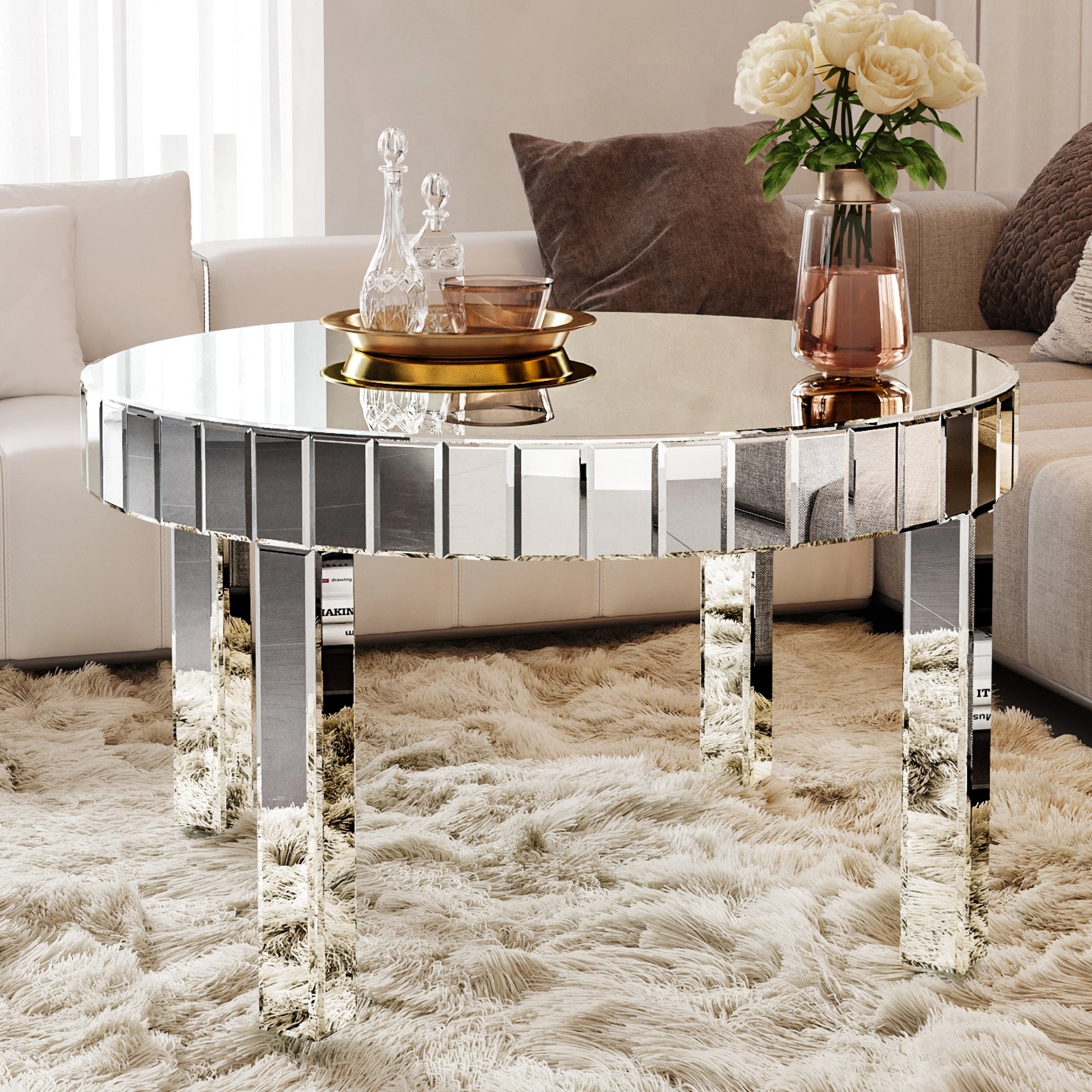 Vera Fluted Coffee Table