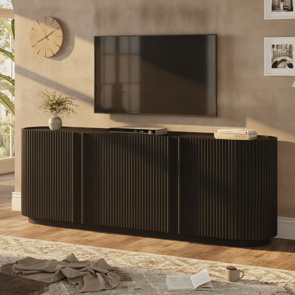 Elin Fluted TV Stand