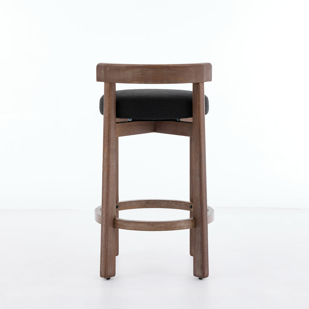Dita Swivel Linen Dining Chair