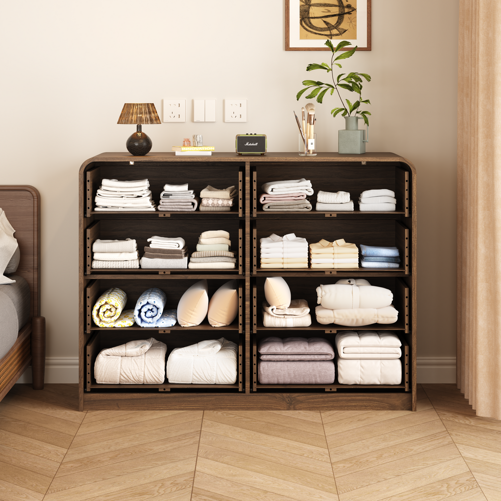 Ebba Storage Walnut Dresser