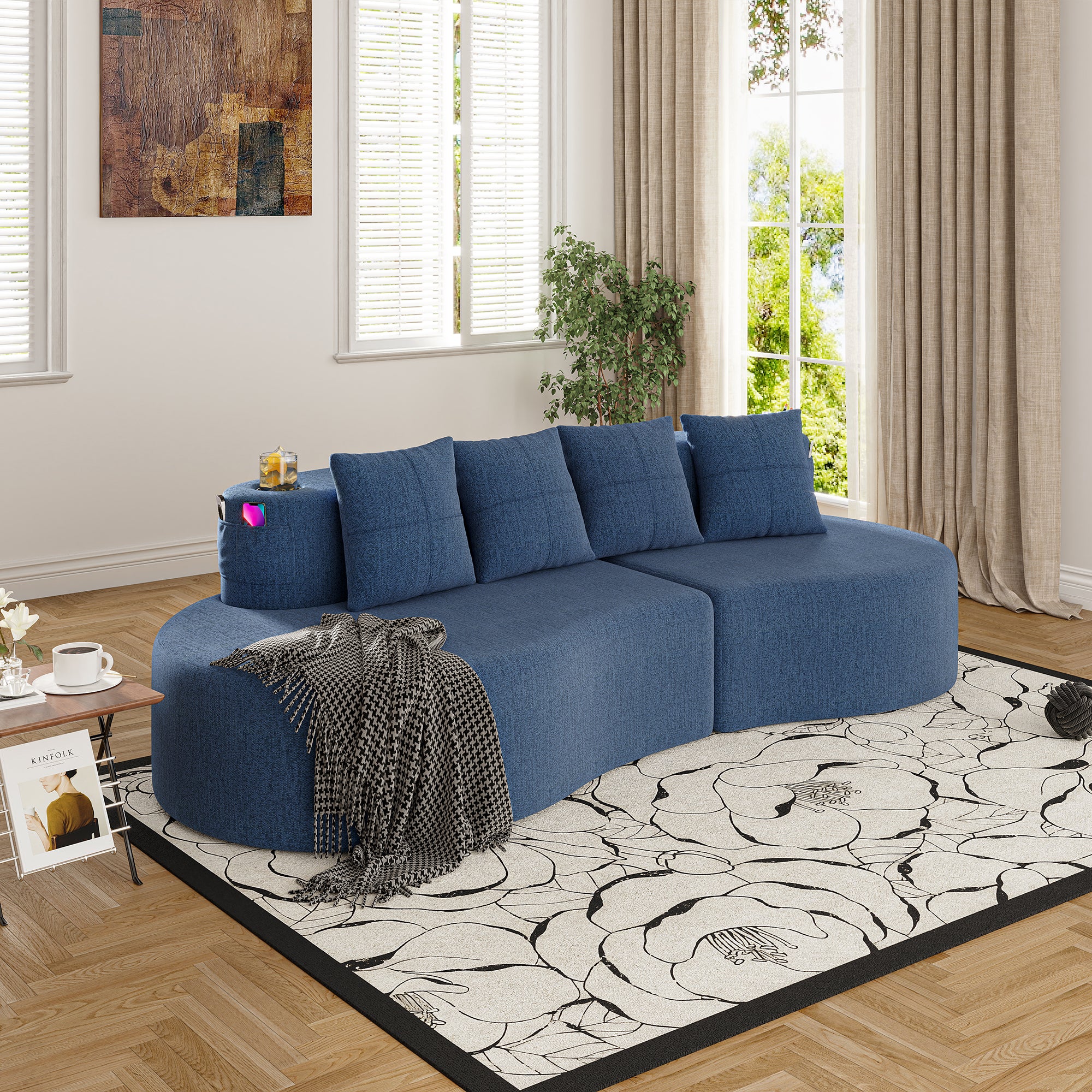 Aksel Curved Sofa