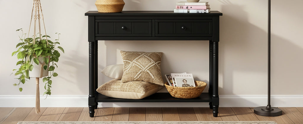 Rolf Solid Wood Console Table