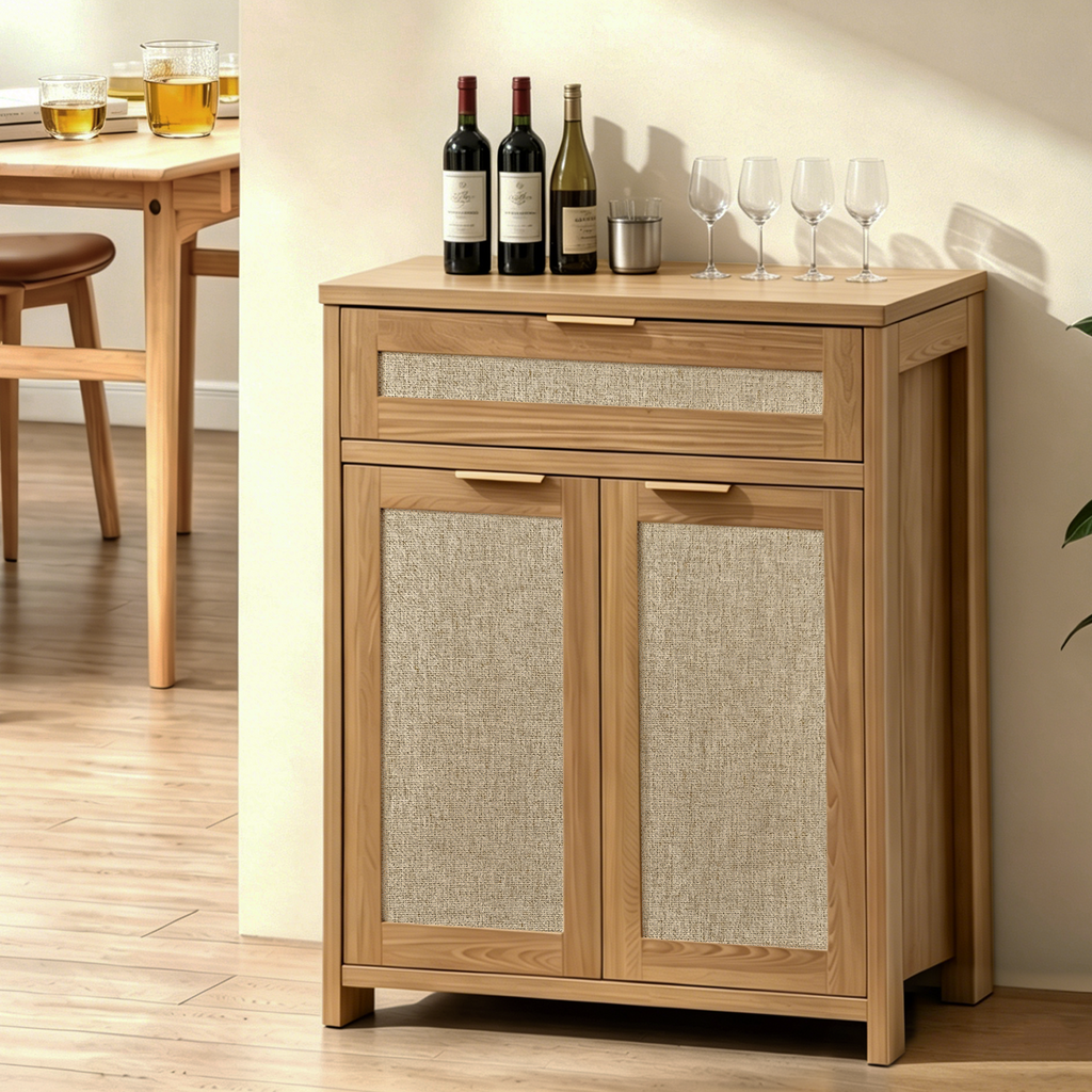 Ivalu Storage Rattan Cabinet