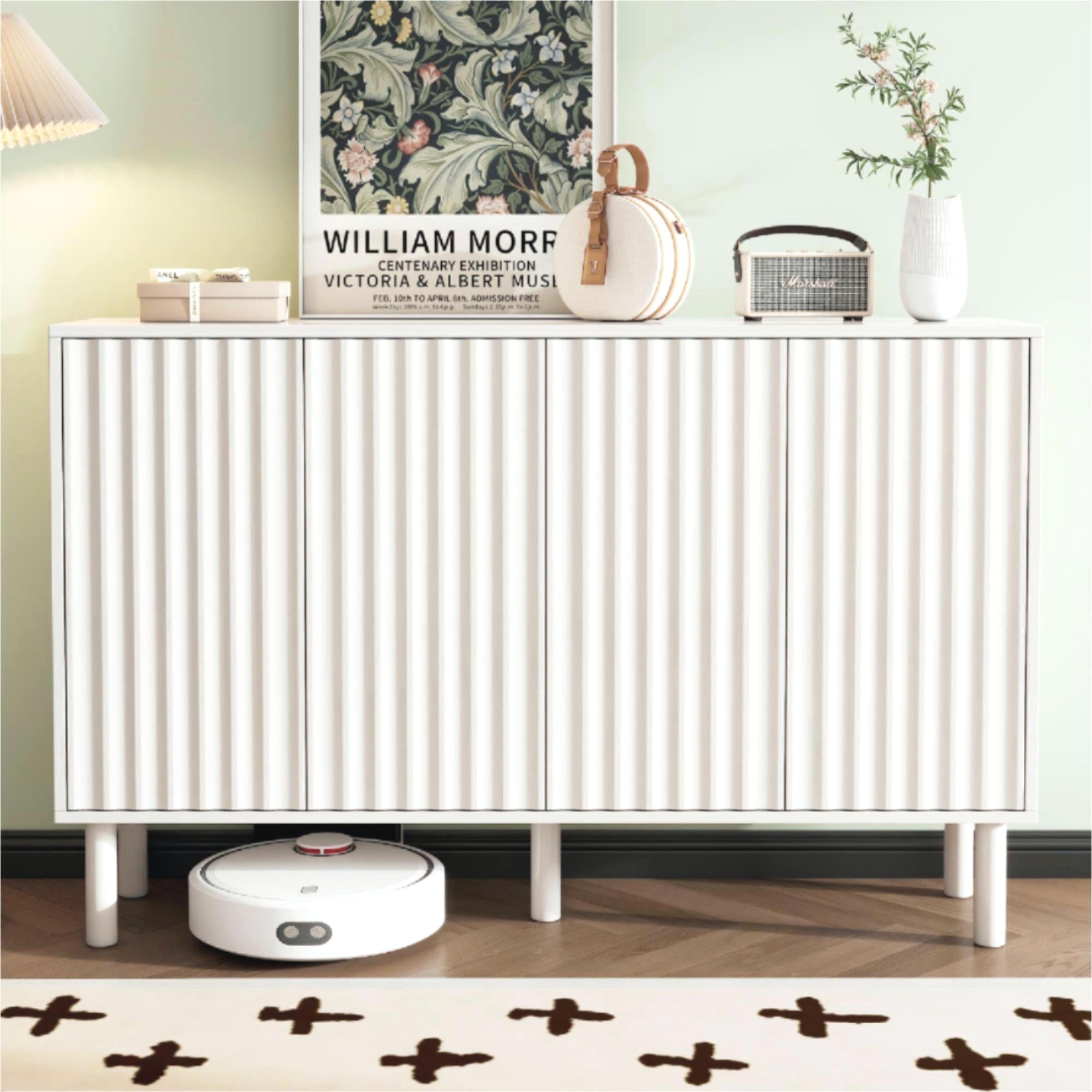 Ove Fluted Solid Wood Cabinet