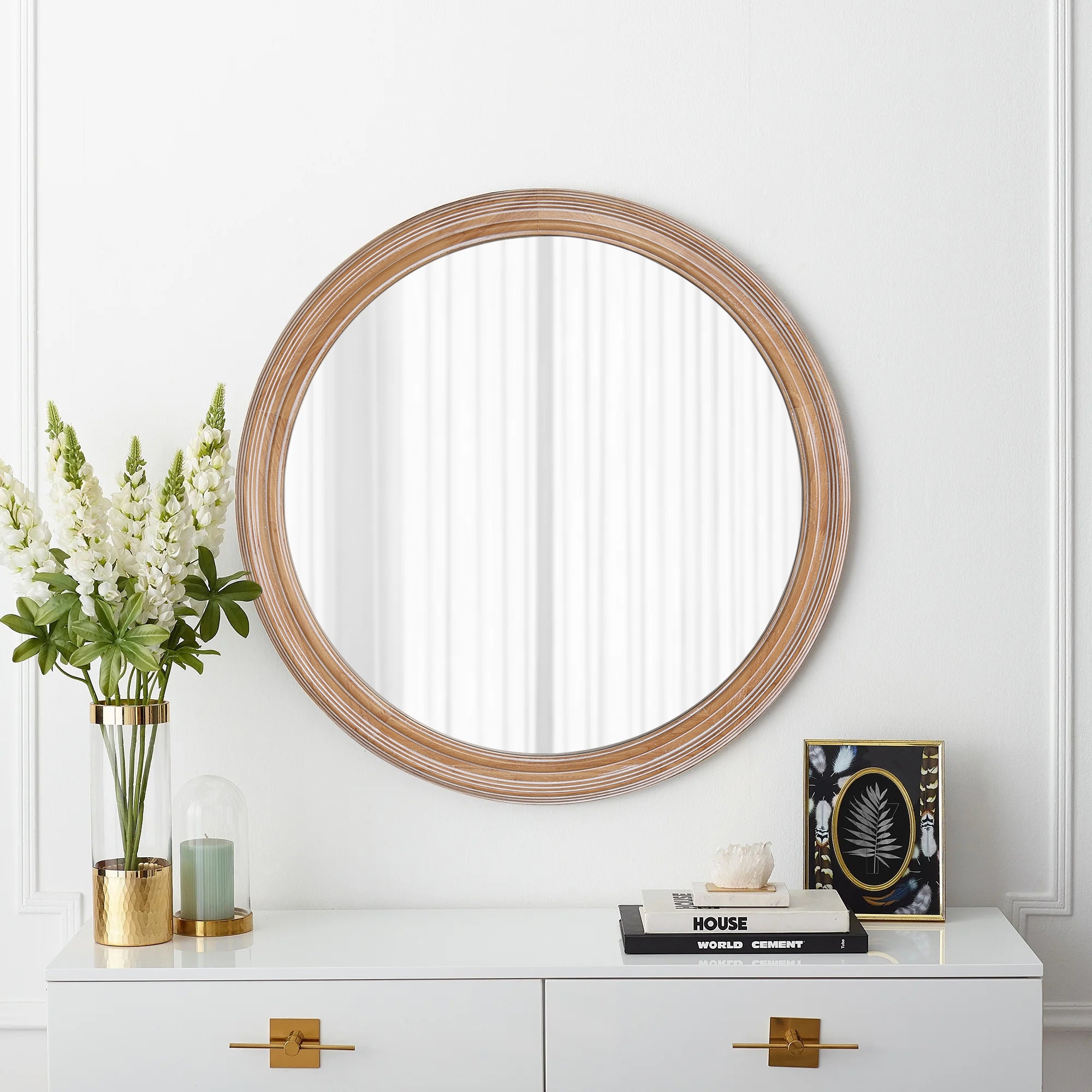 Jarl Round Wall Mirror