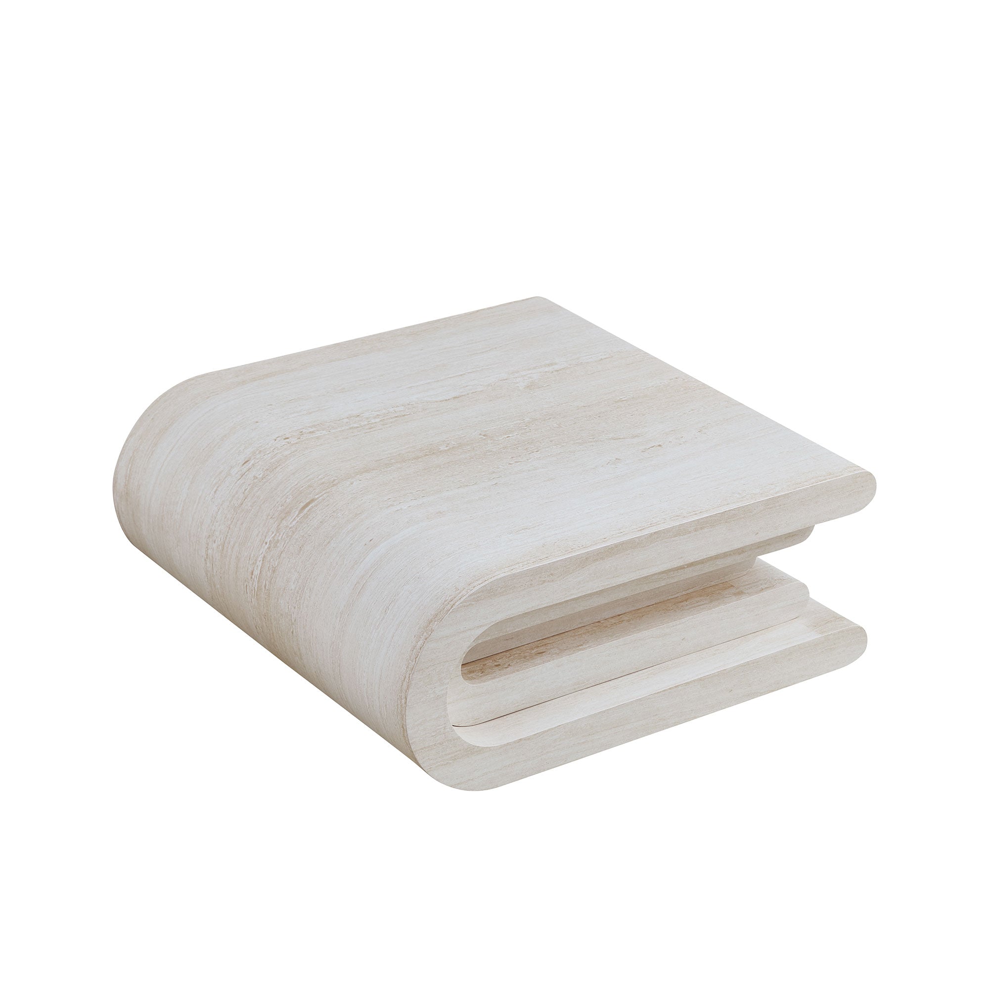 Vera Travertine Coffee Table