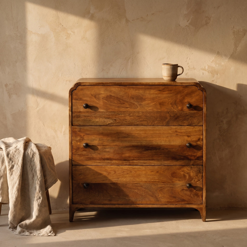 Loke Scalloped Chest of Drawers