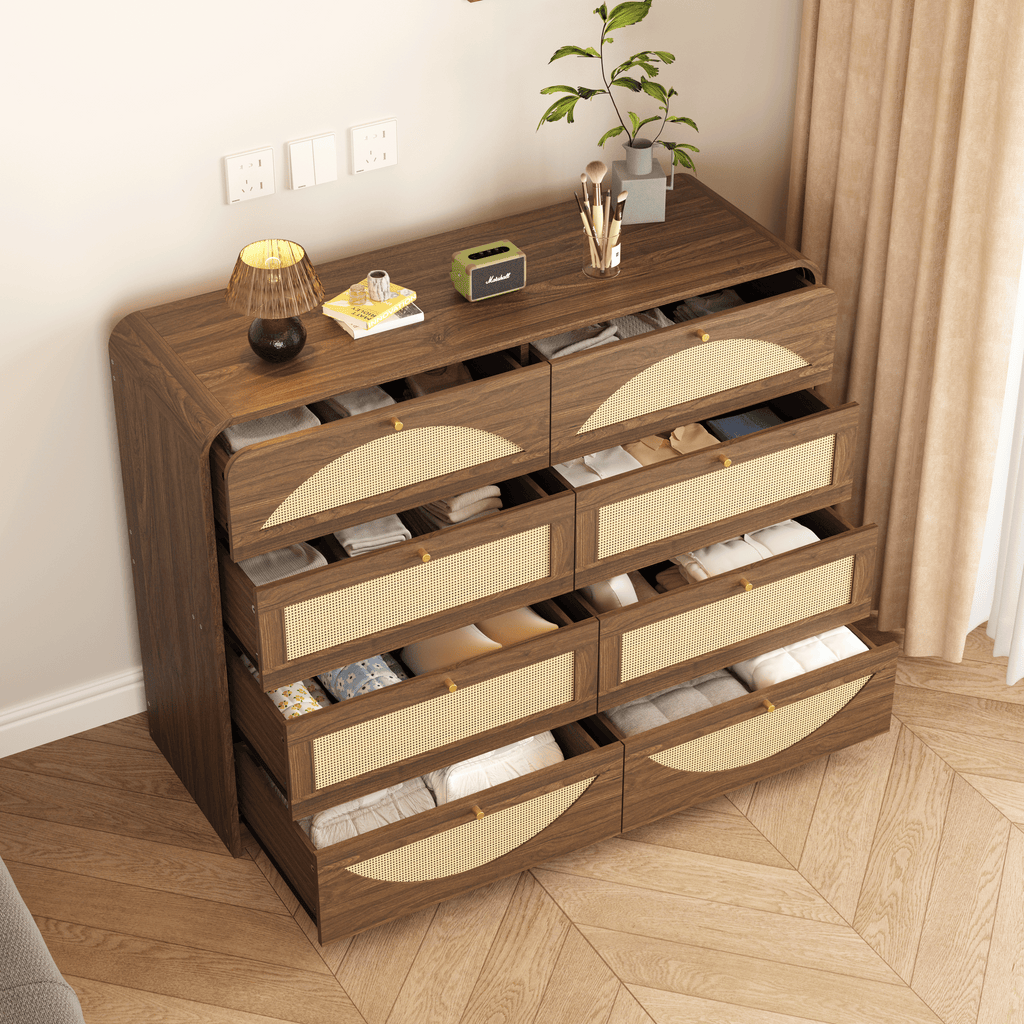 Ebba Storage Walnut Dresser