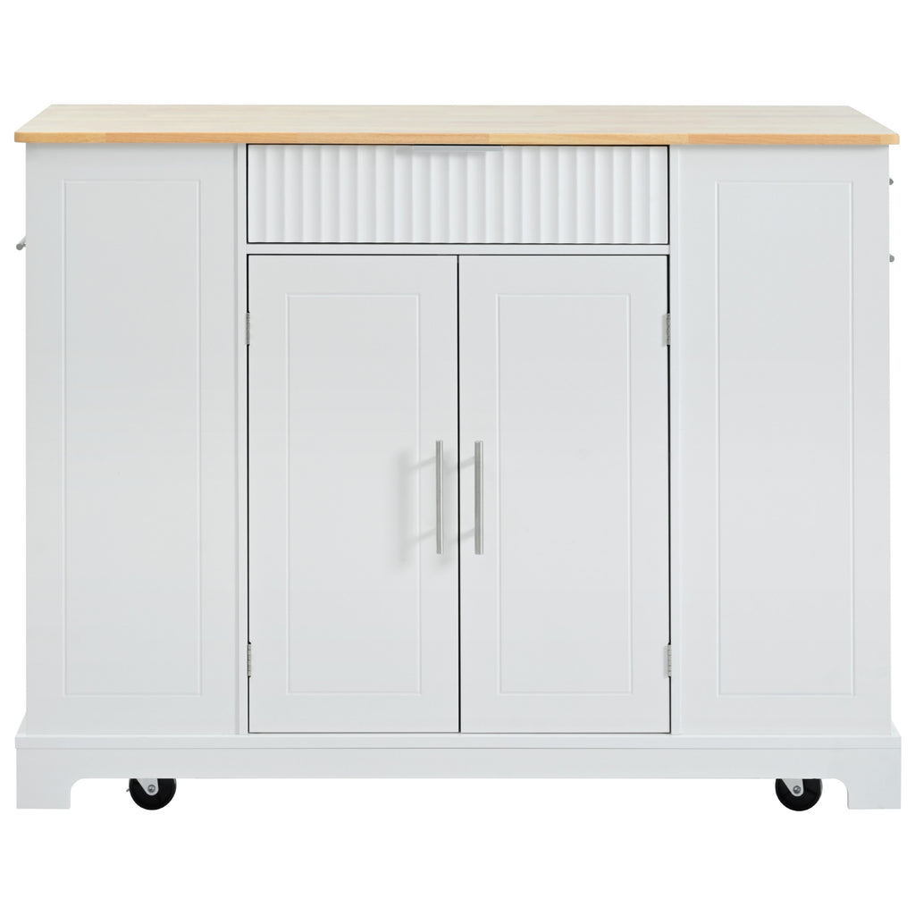 Ulrik Fluted Kitchen Island
