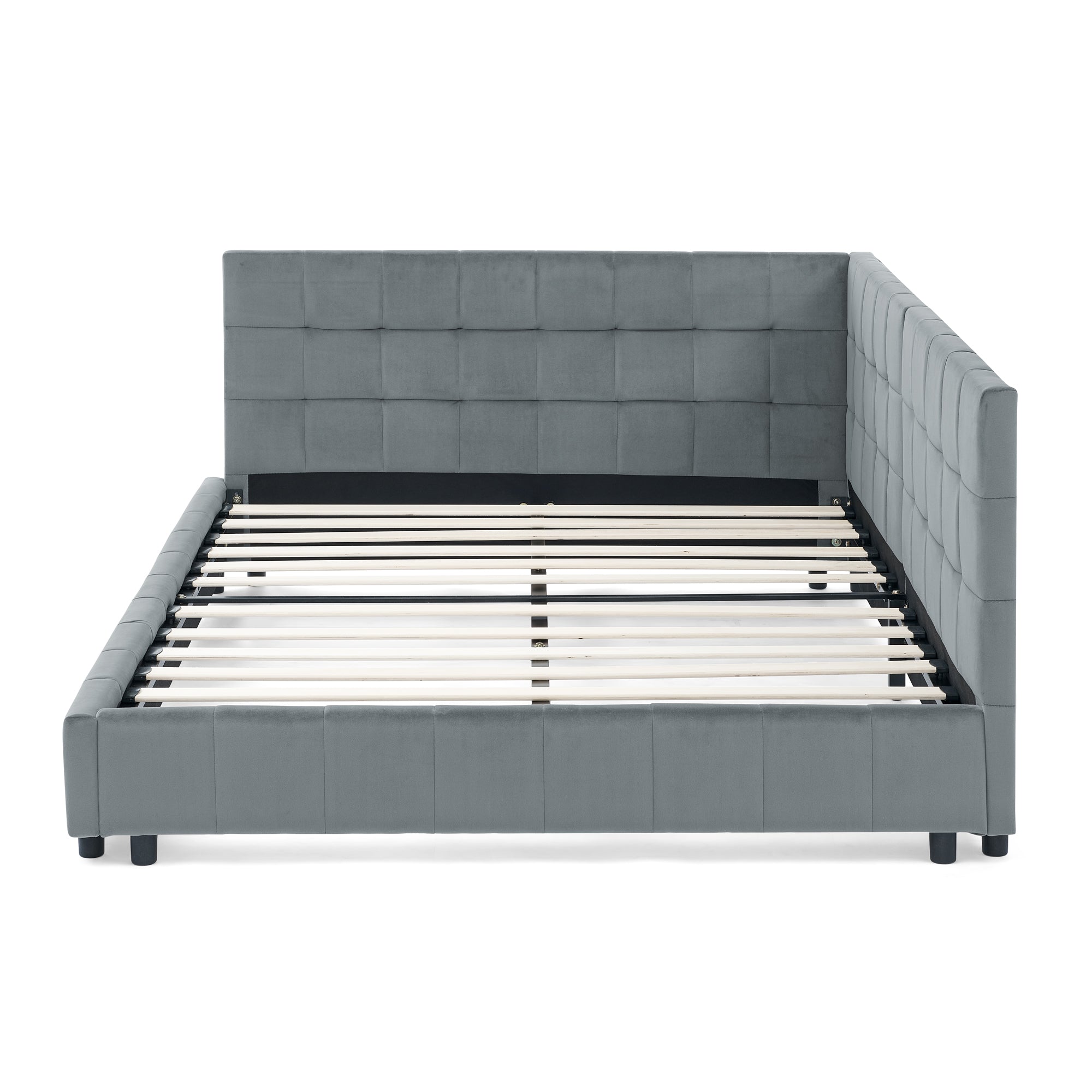 Gerd Velvet Full Bed Frame