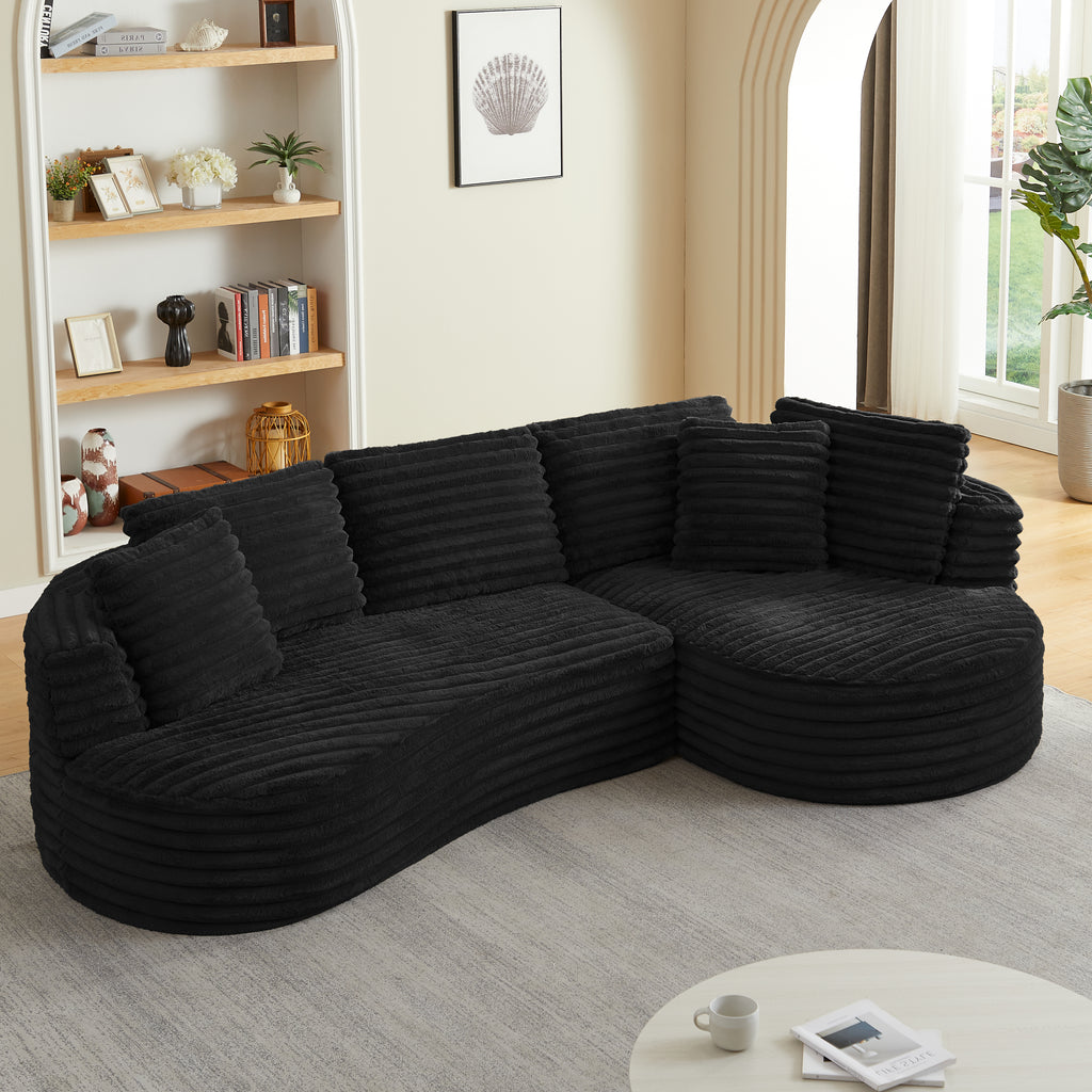 Gunda Curved Sectional Sofa