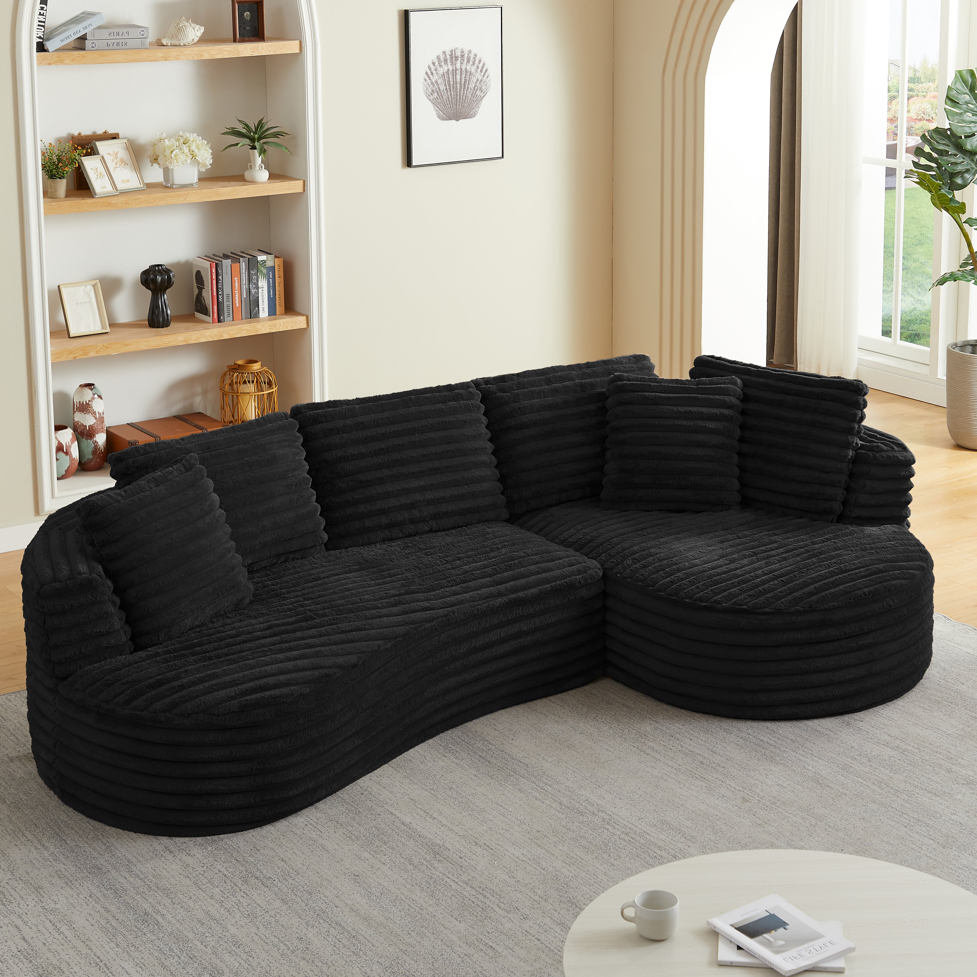 Gunda Curved Sectional Sofa