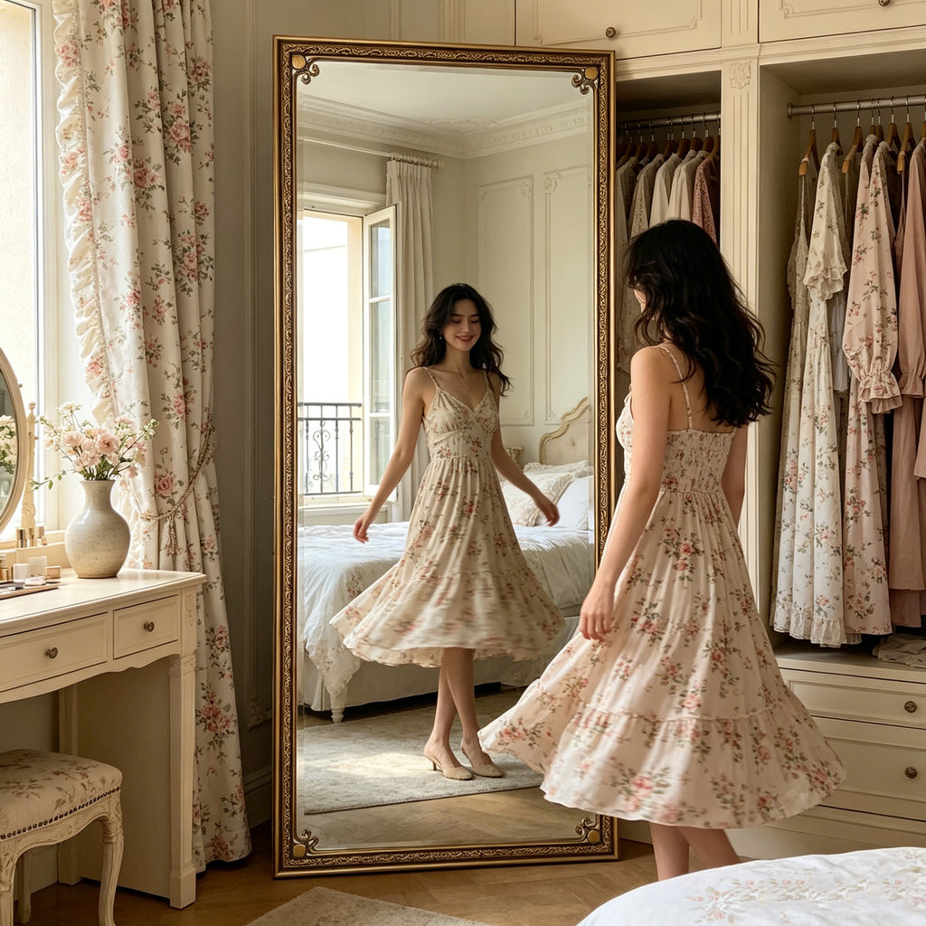 Veslemoy Floor Mirror