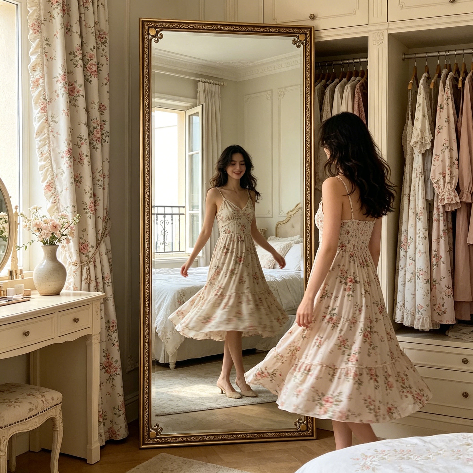 Veslemoy Floor Mirror