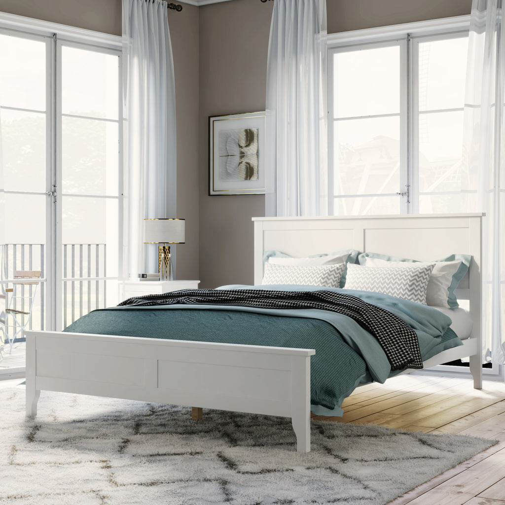 Cleo Solid Wood Full Platform Bed Frame