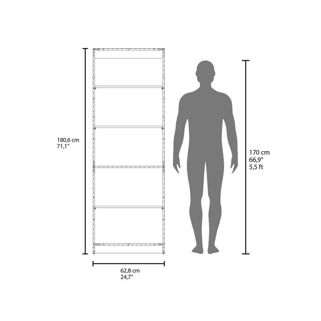 Sverre Oak Shelving Unit