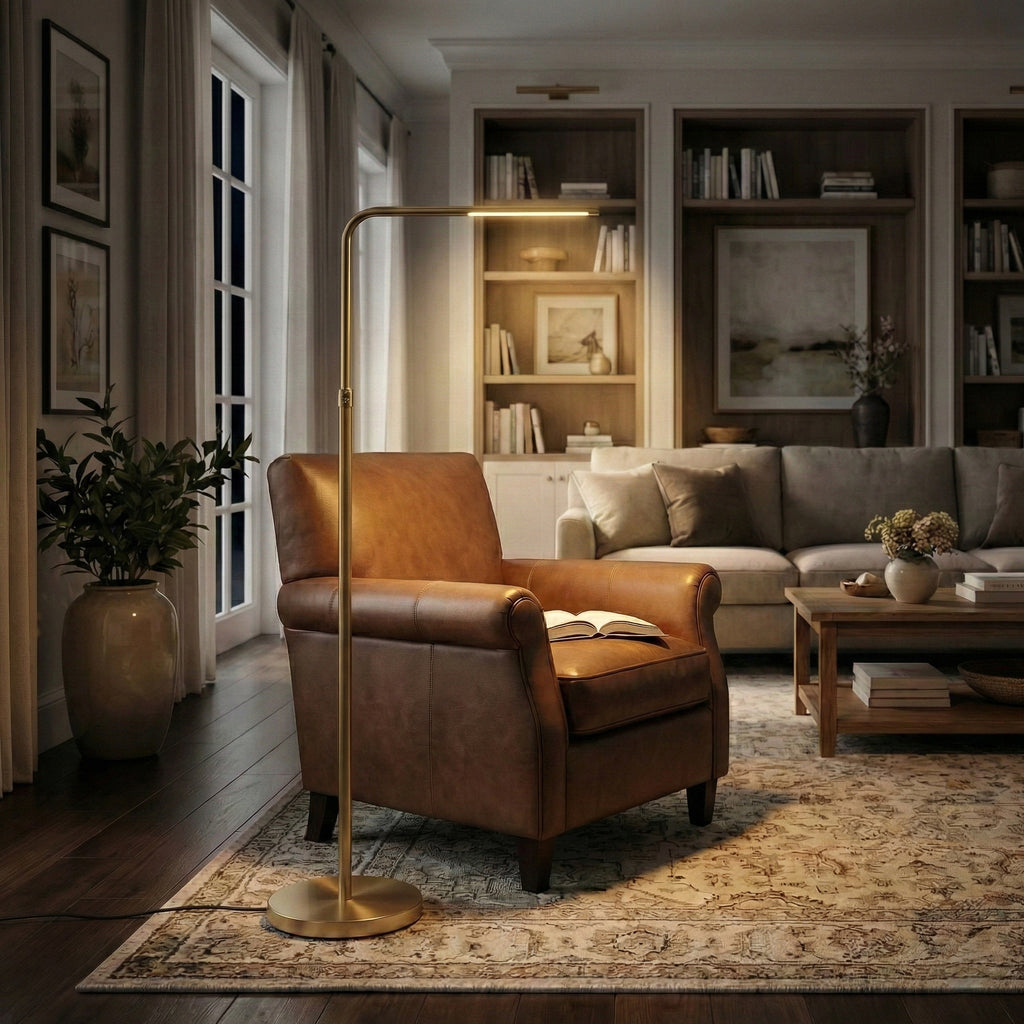 Ragndi Brass Floor Lamp