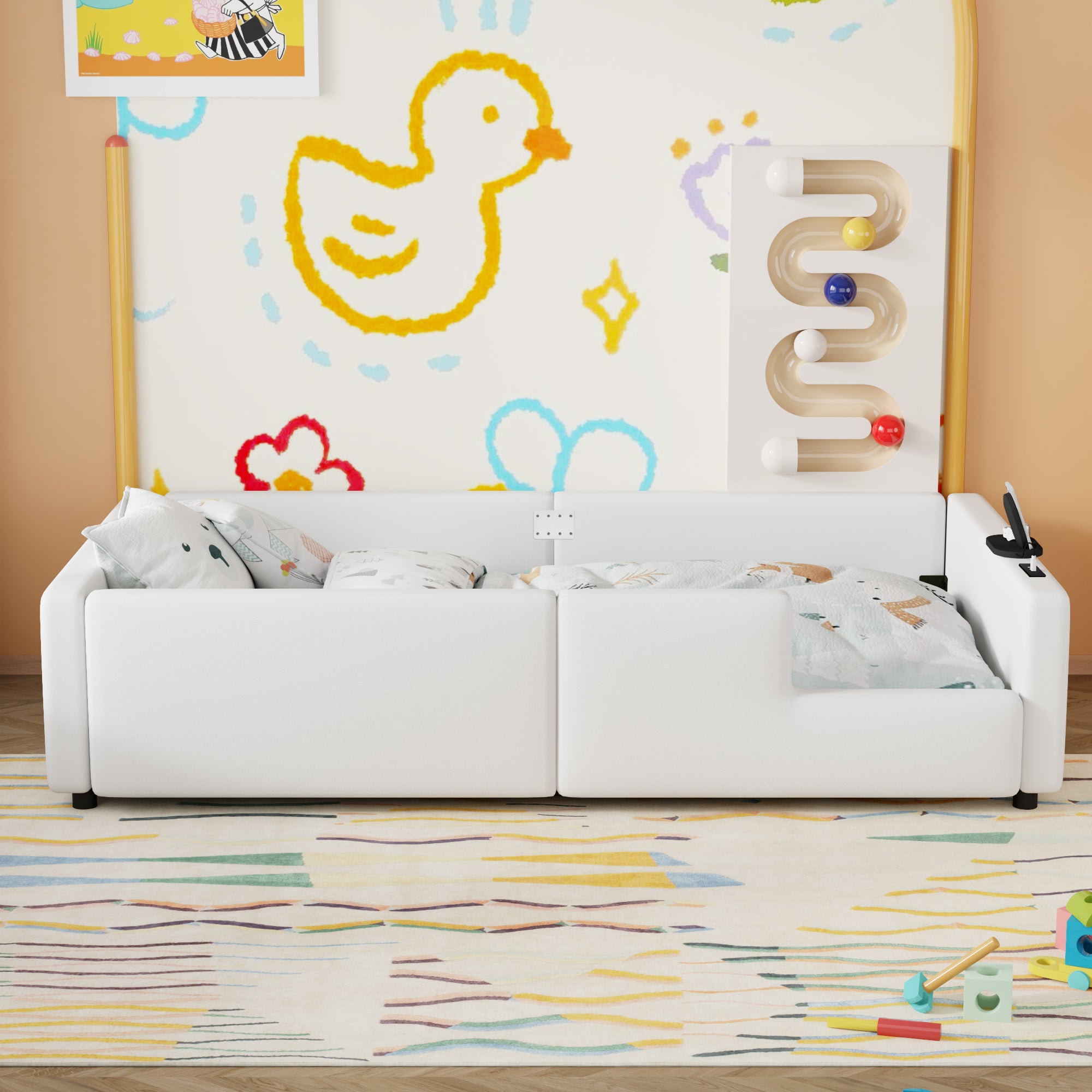 Vigga Twin Platform Bed Frame