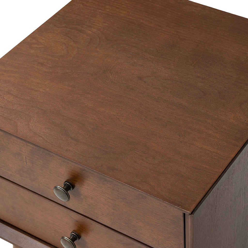 Dahl Storage Walnut Nightstand