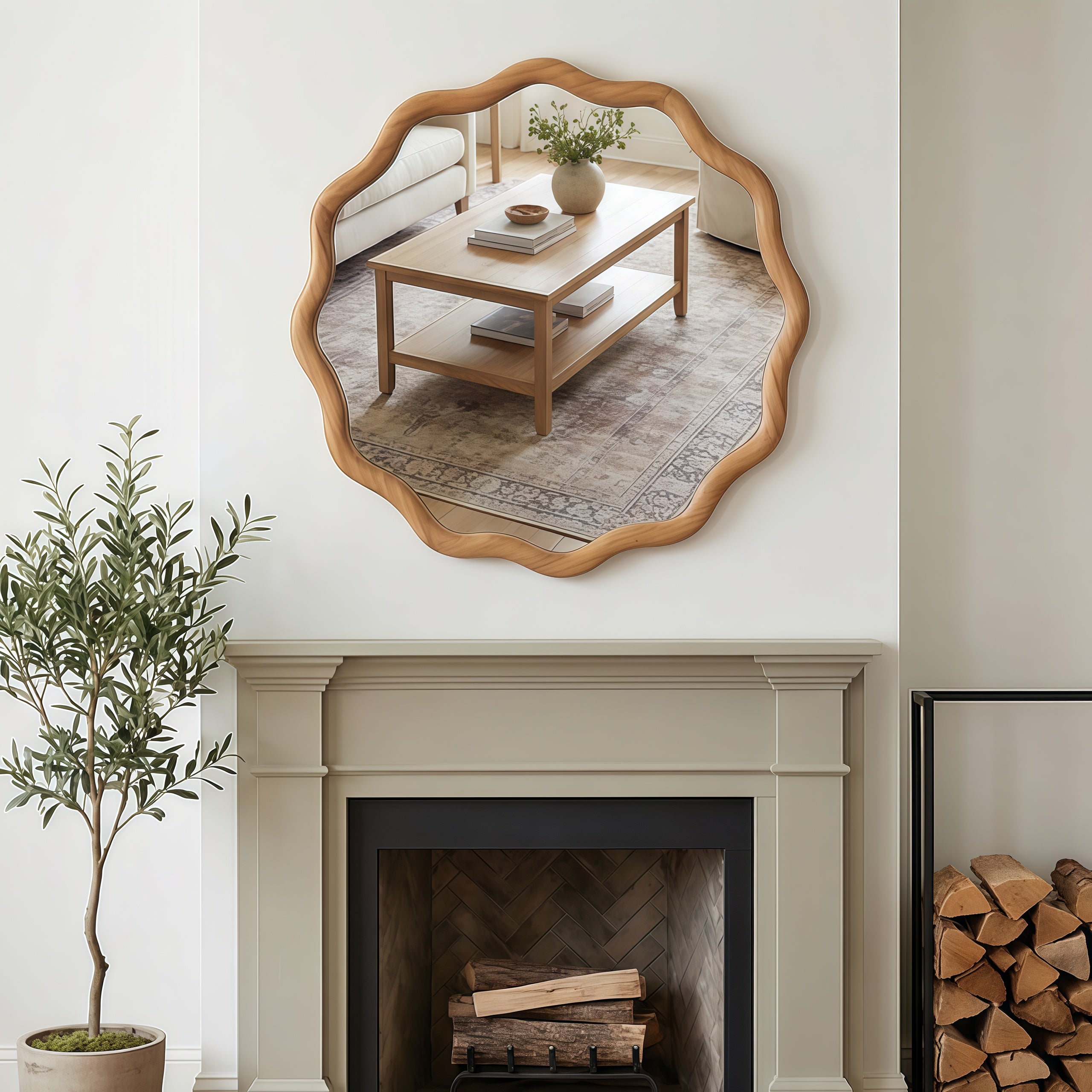 Britt Wavy Wall Mirror