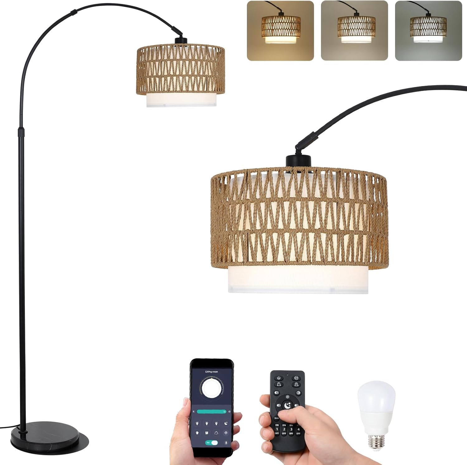 Bertine Arc Floor Lamp