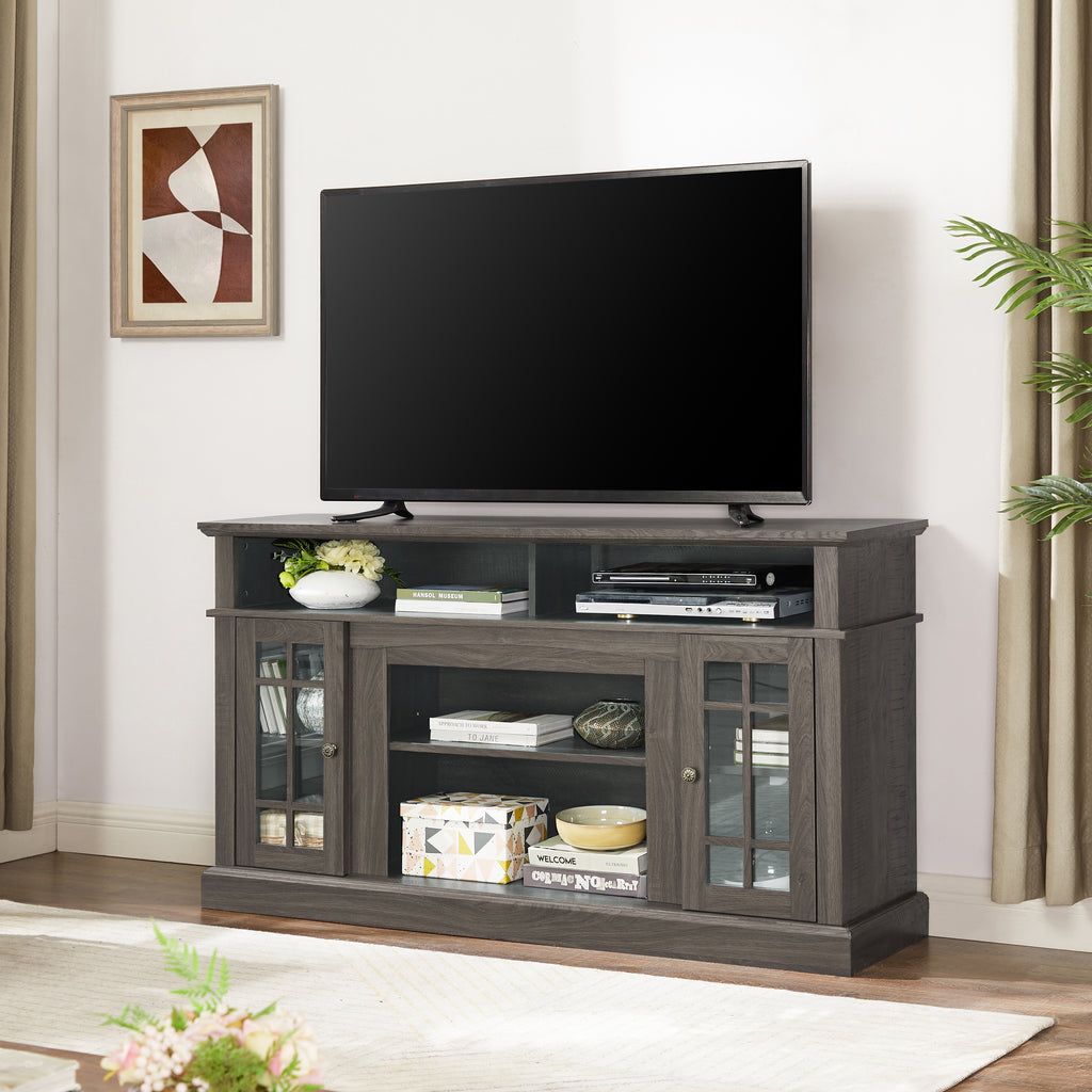 Hakon Storage Walnut TV Stand
