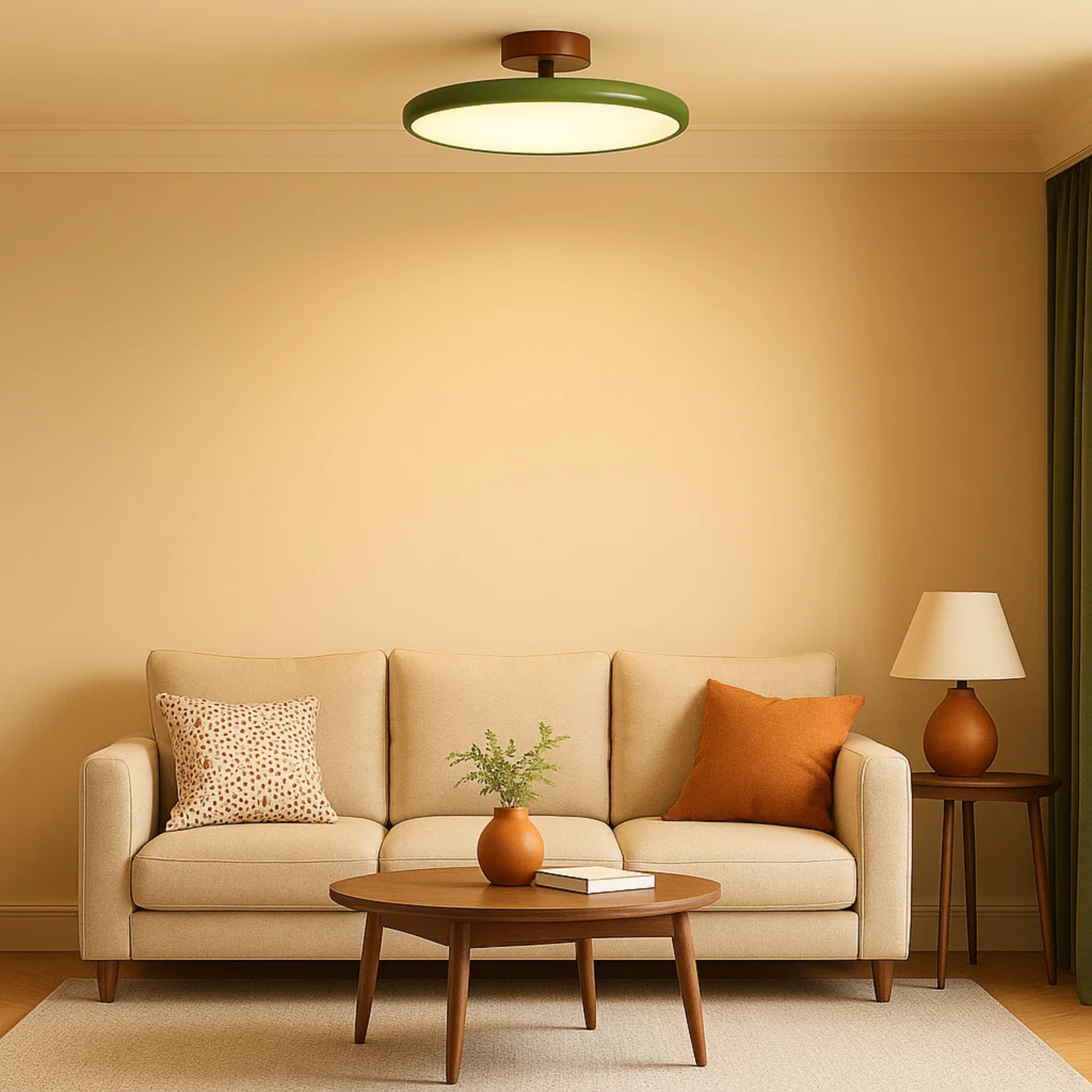 Minimalistische acryl drift plafondlamp