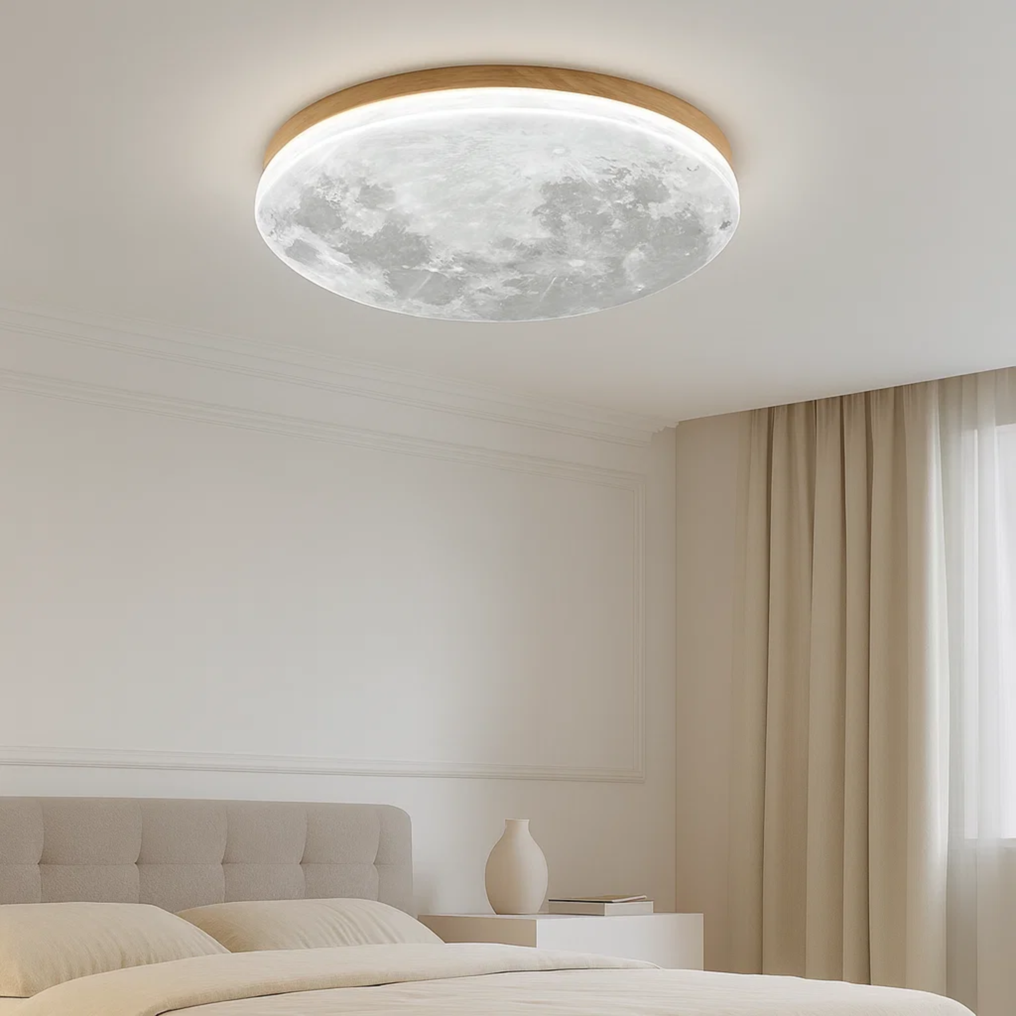 Minimalistische Mondlicht-Deckenleuchte