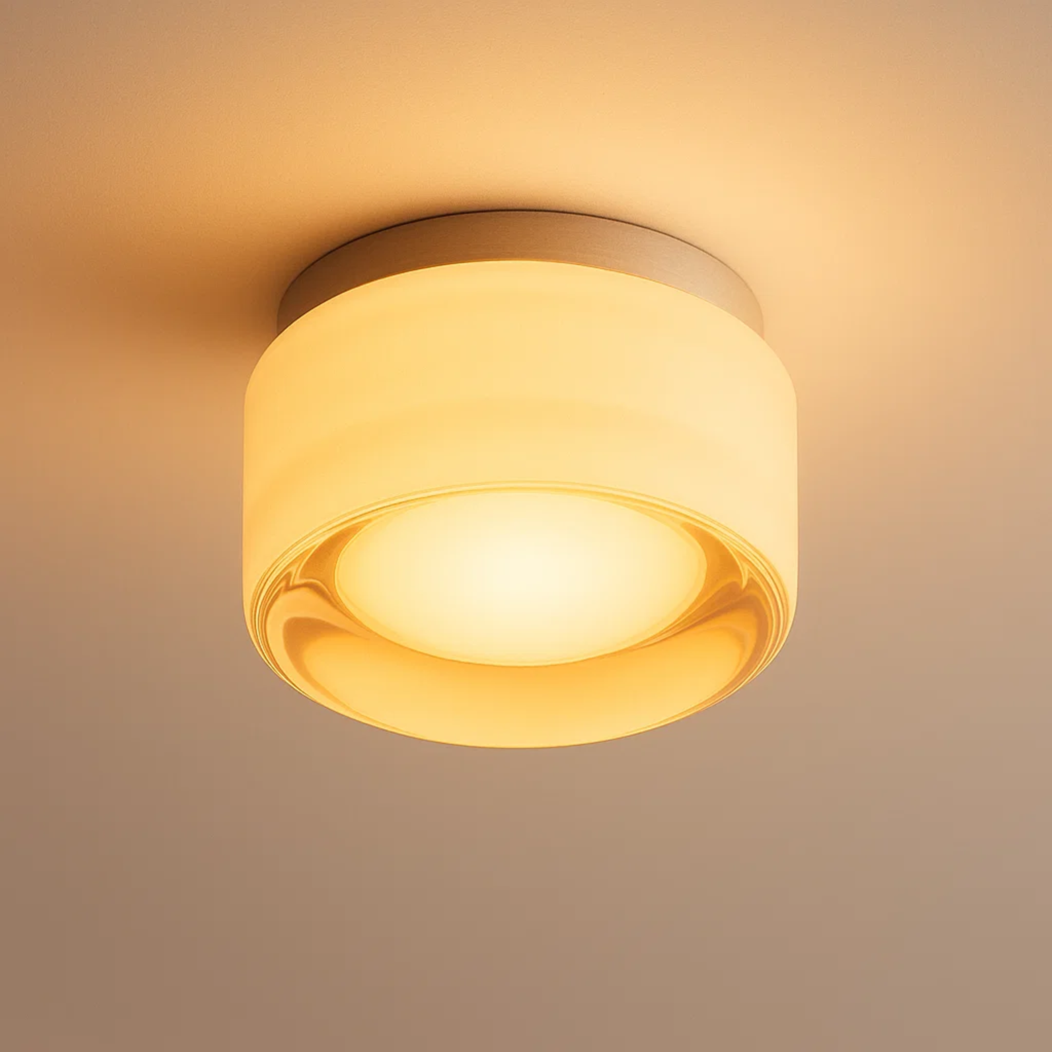 Moderne compacte ronde LED-wandlamp