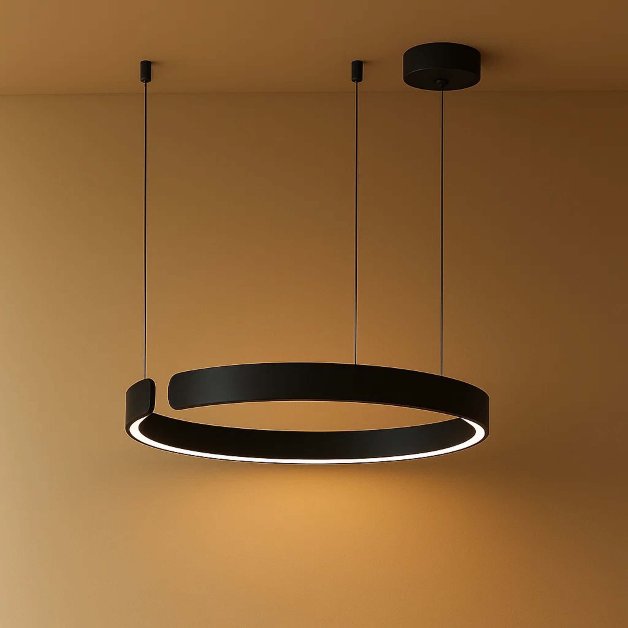 Moderne minimalistische ronde hanglamp