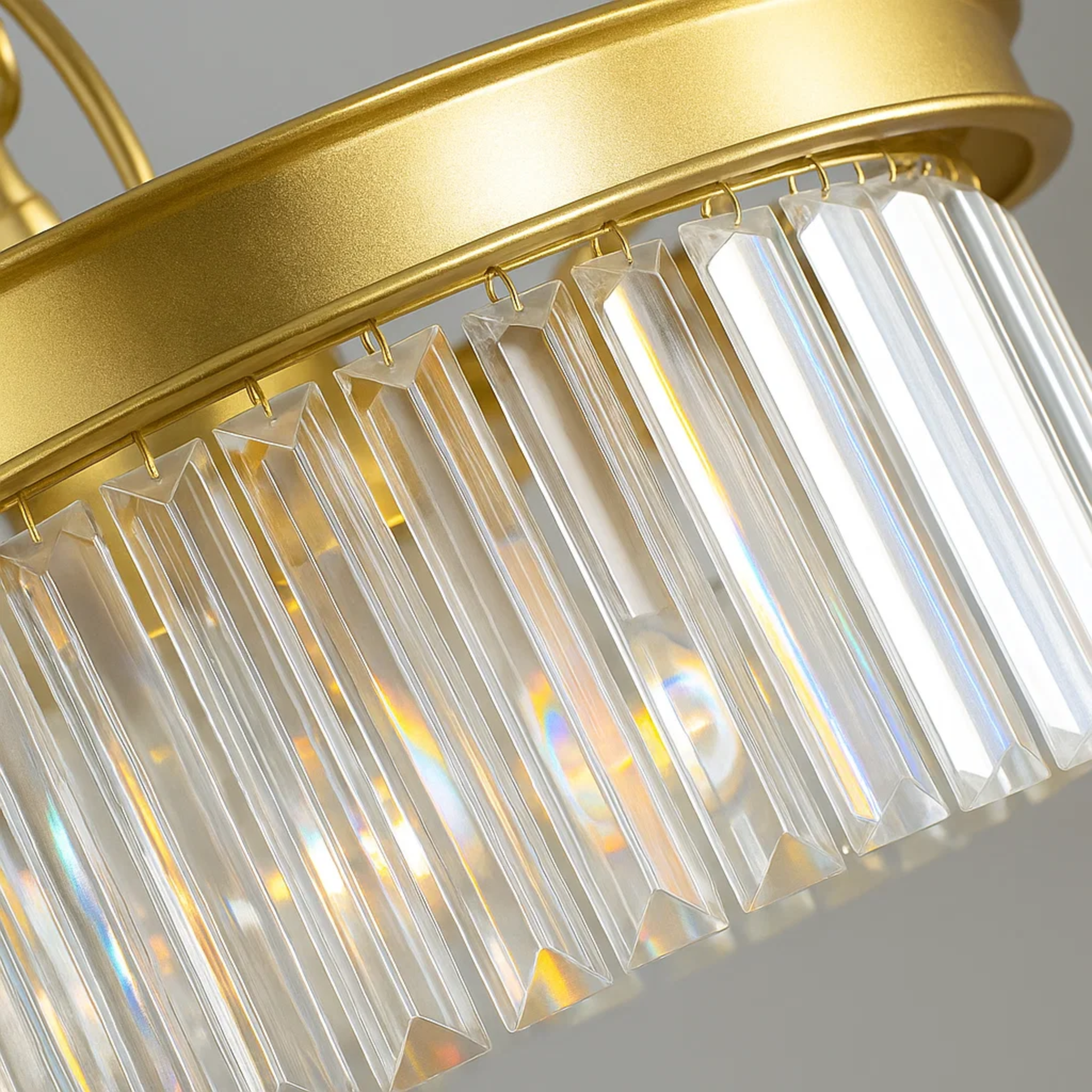 Elegante klassieke kristallen opbouw plafondlamp