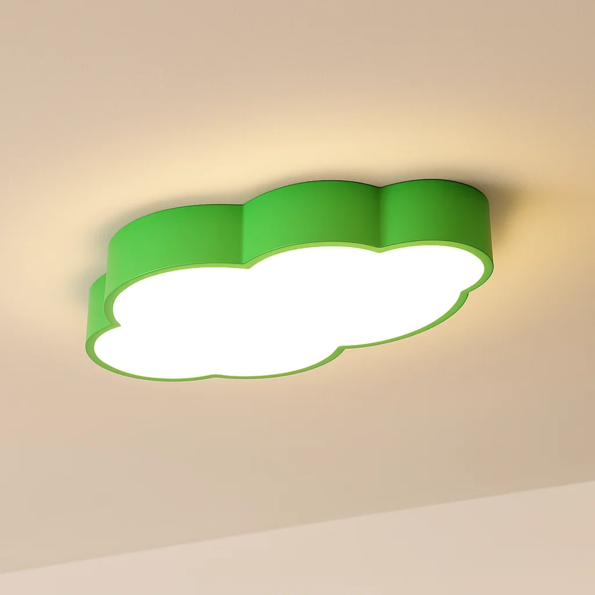 Speelse wolkvormige plafondlamp voor de kinderkamer