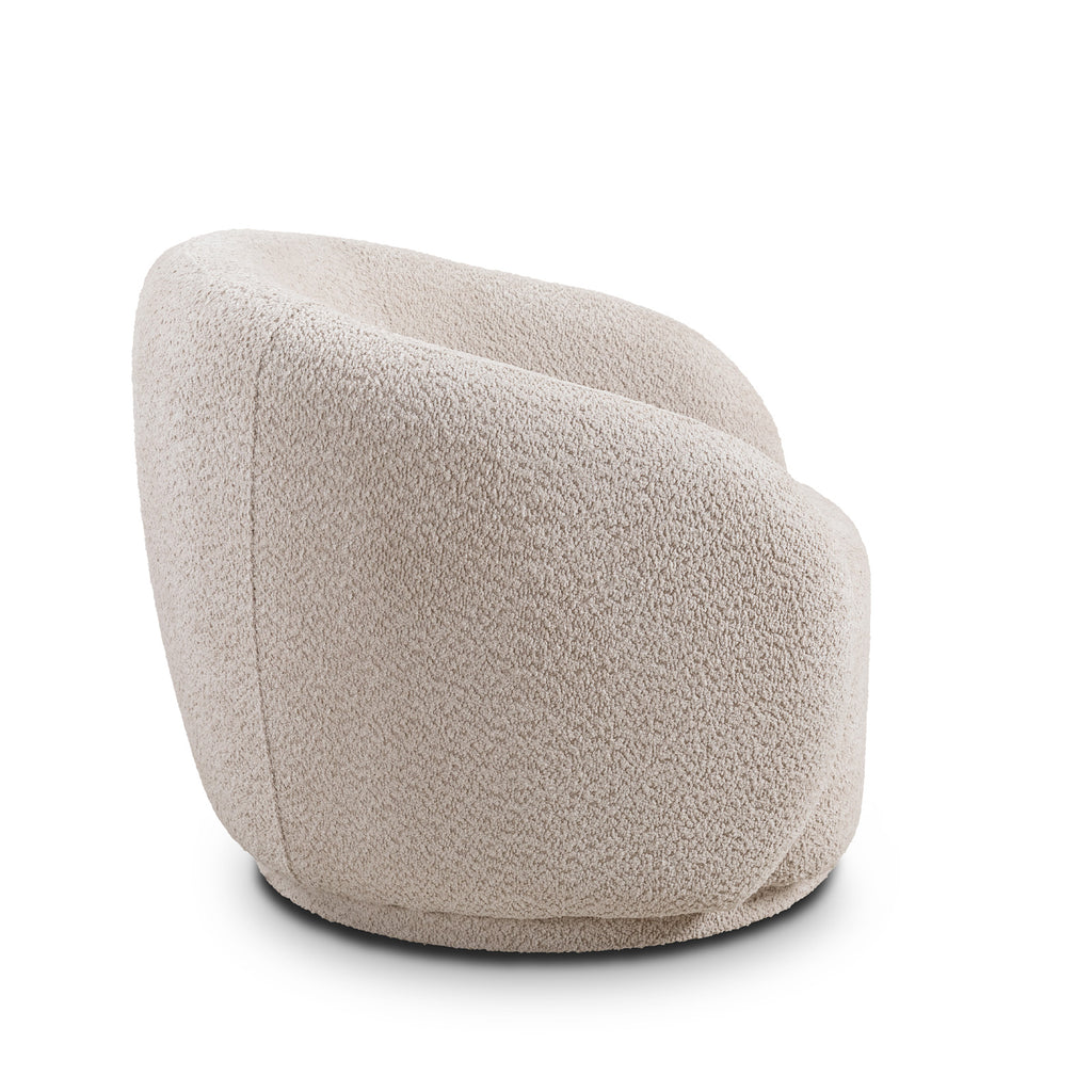 Ingrid Barrel Boucle Accent Chair