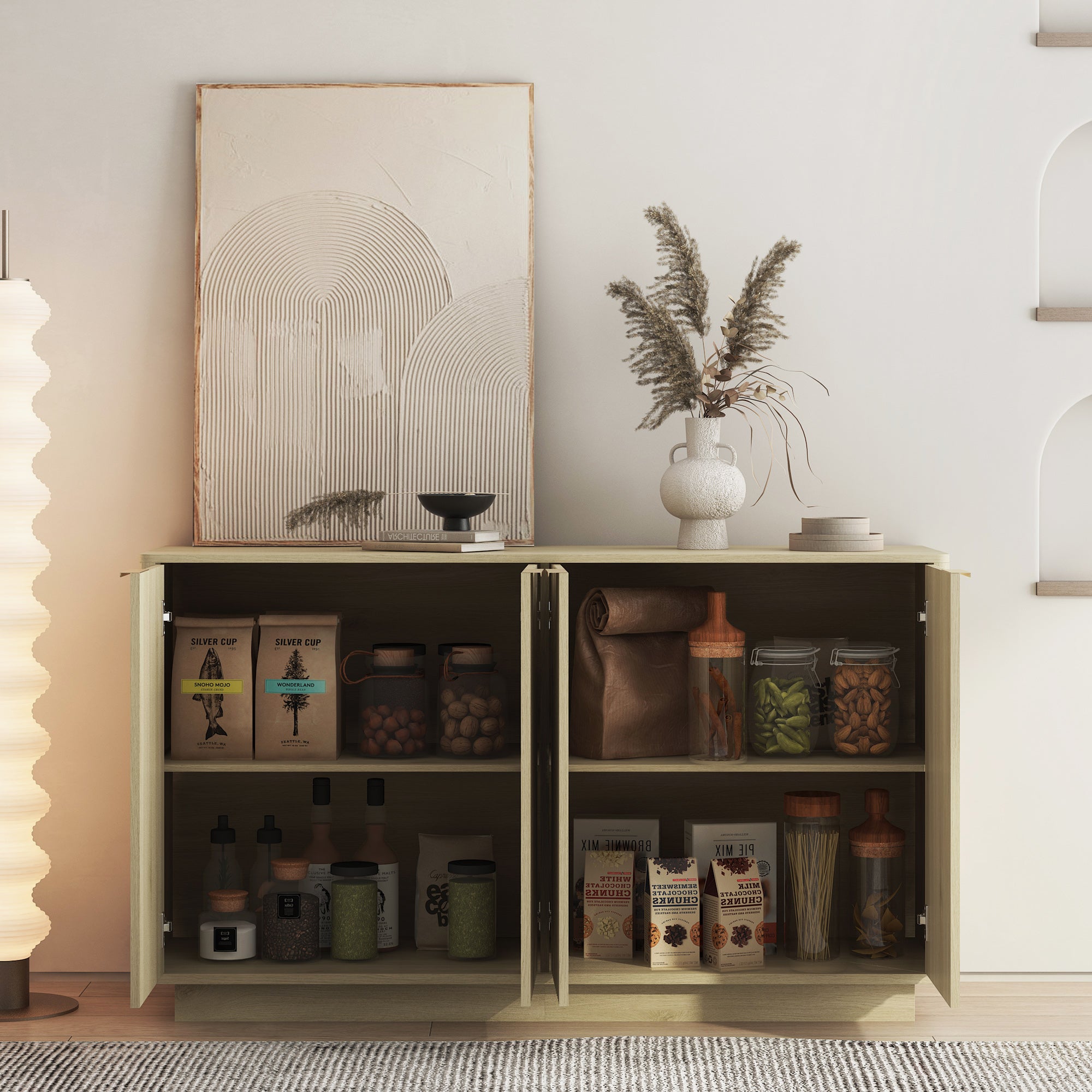 Dorte Fluted Sideboard